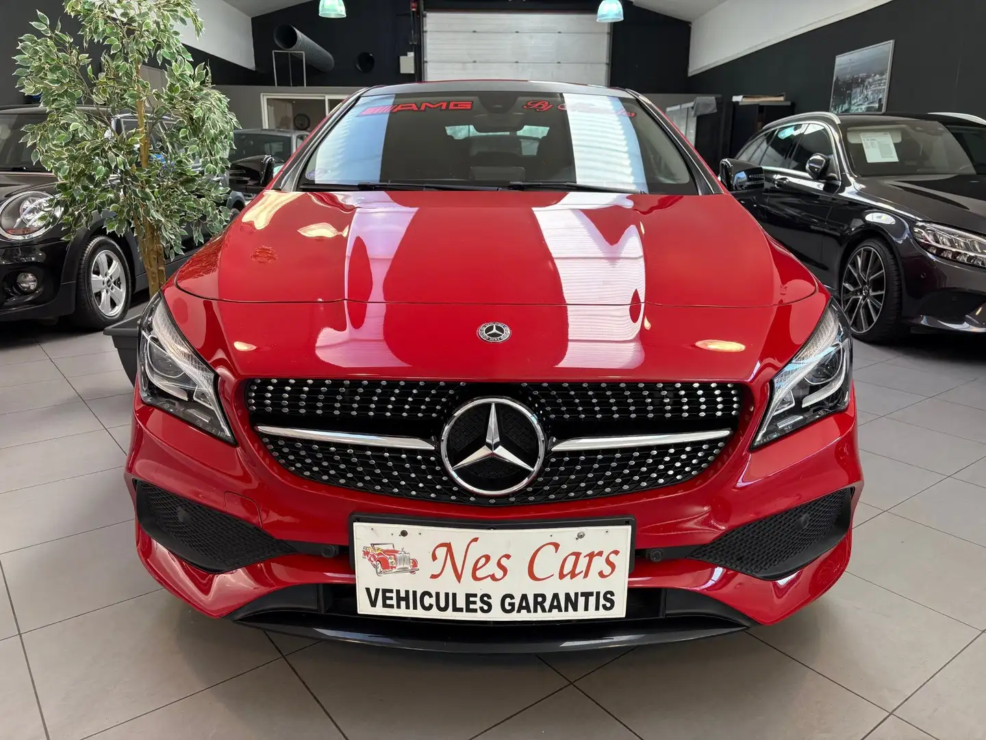 Mercedes-Benz CLA 180 PACK AMG, GPS, PACK NIGHT, GARANTI 1AN Rouge - 1