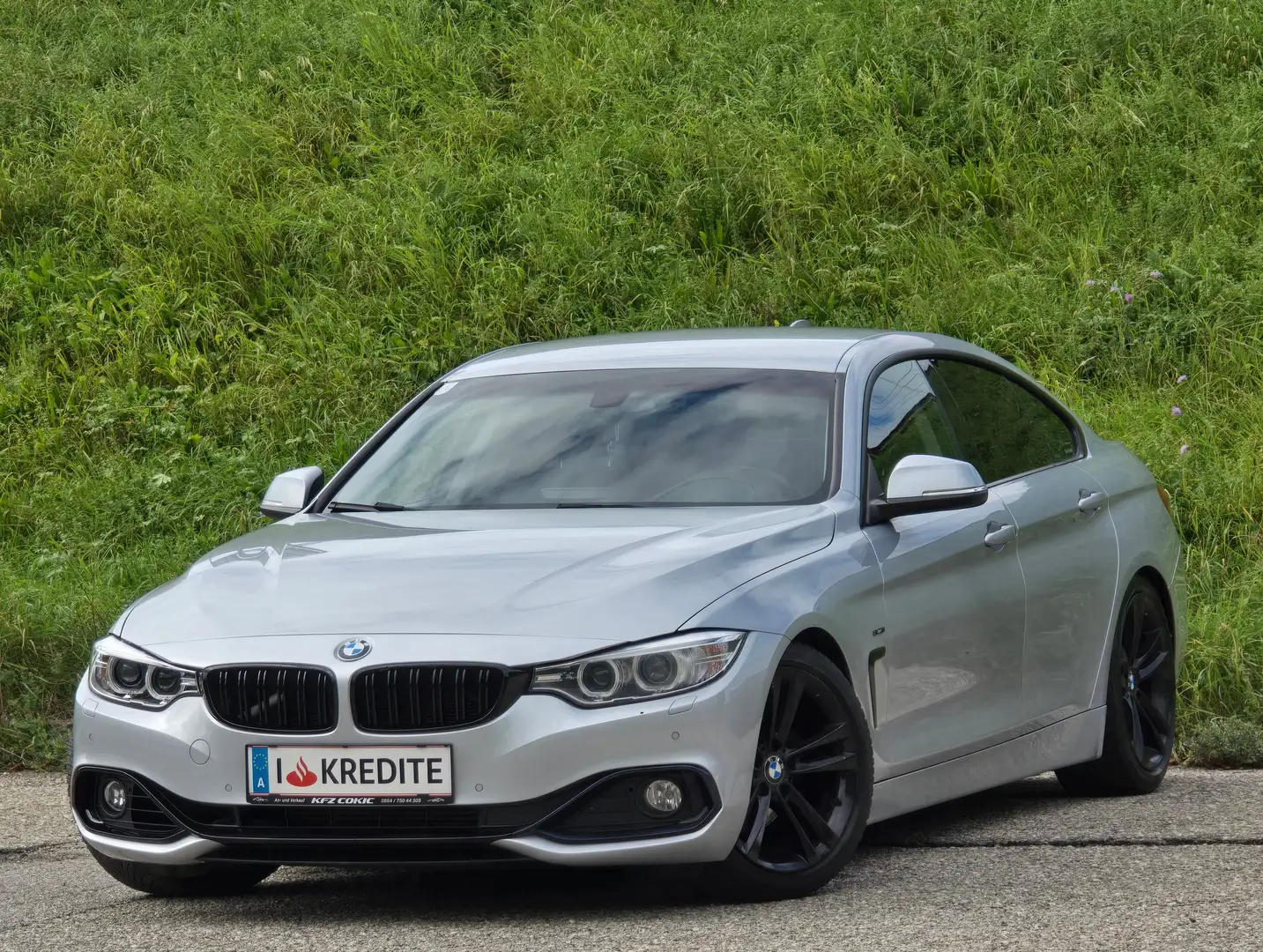 BMW 418 d Top* Kredit* Xenon* Automatik* Navi* Tempomat* Grau - 1