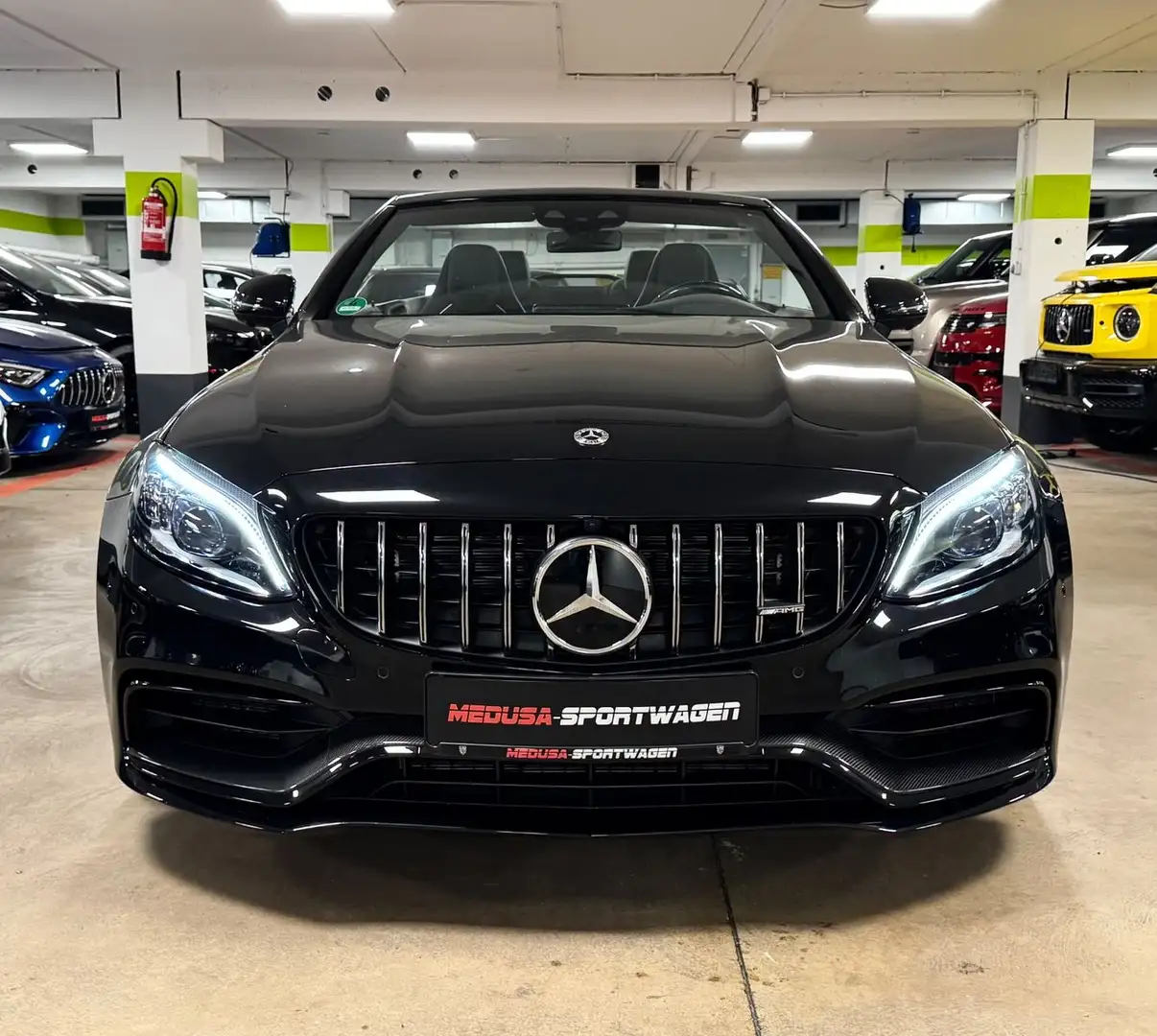 Mercedes-Benz C 63 AMG C 63 S AMG CABRIO CARBON EXT&INT CERAMIC FULLOPT Noir - 2
