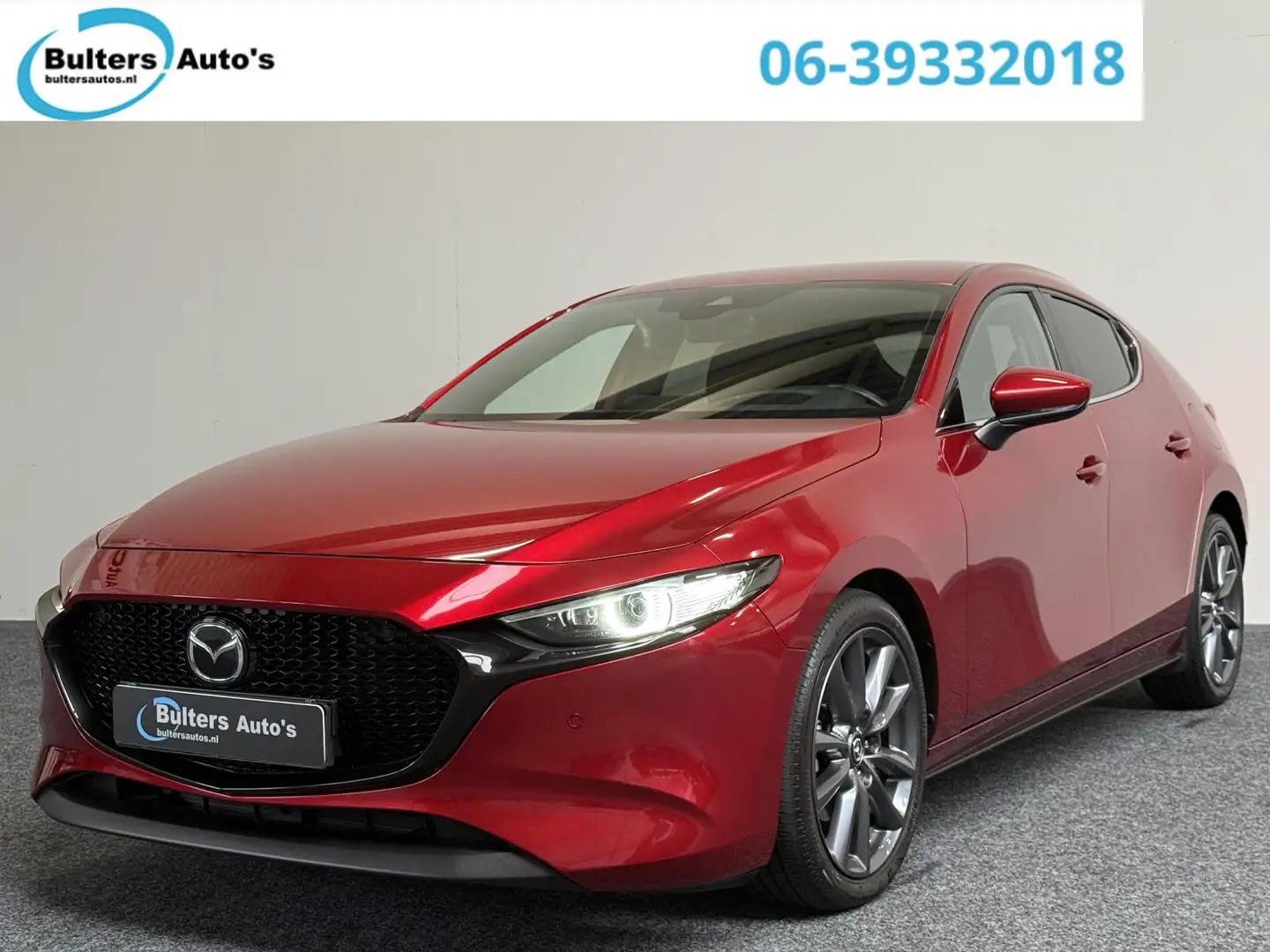 Mazda 3 2.0 e-SkyActiv-G M Hybrid 150 Sportive AUTOMAAT | Rouge - 1