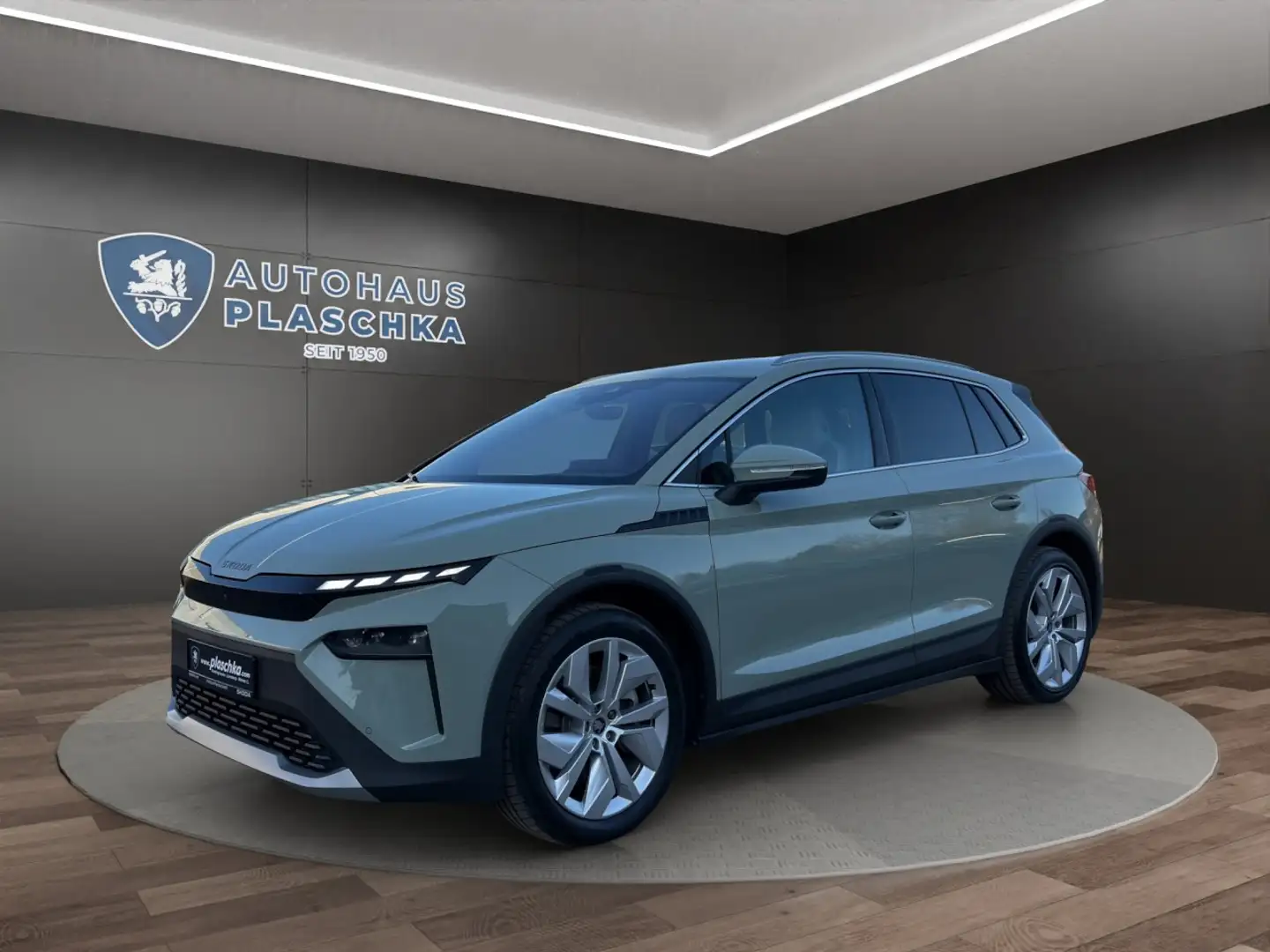 Skoda Elroq 85 Alpha AHK+HUD+KAMERA+NAVI Klima Navi Grün - 1