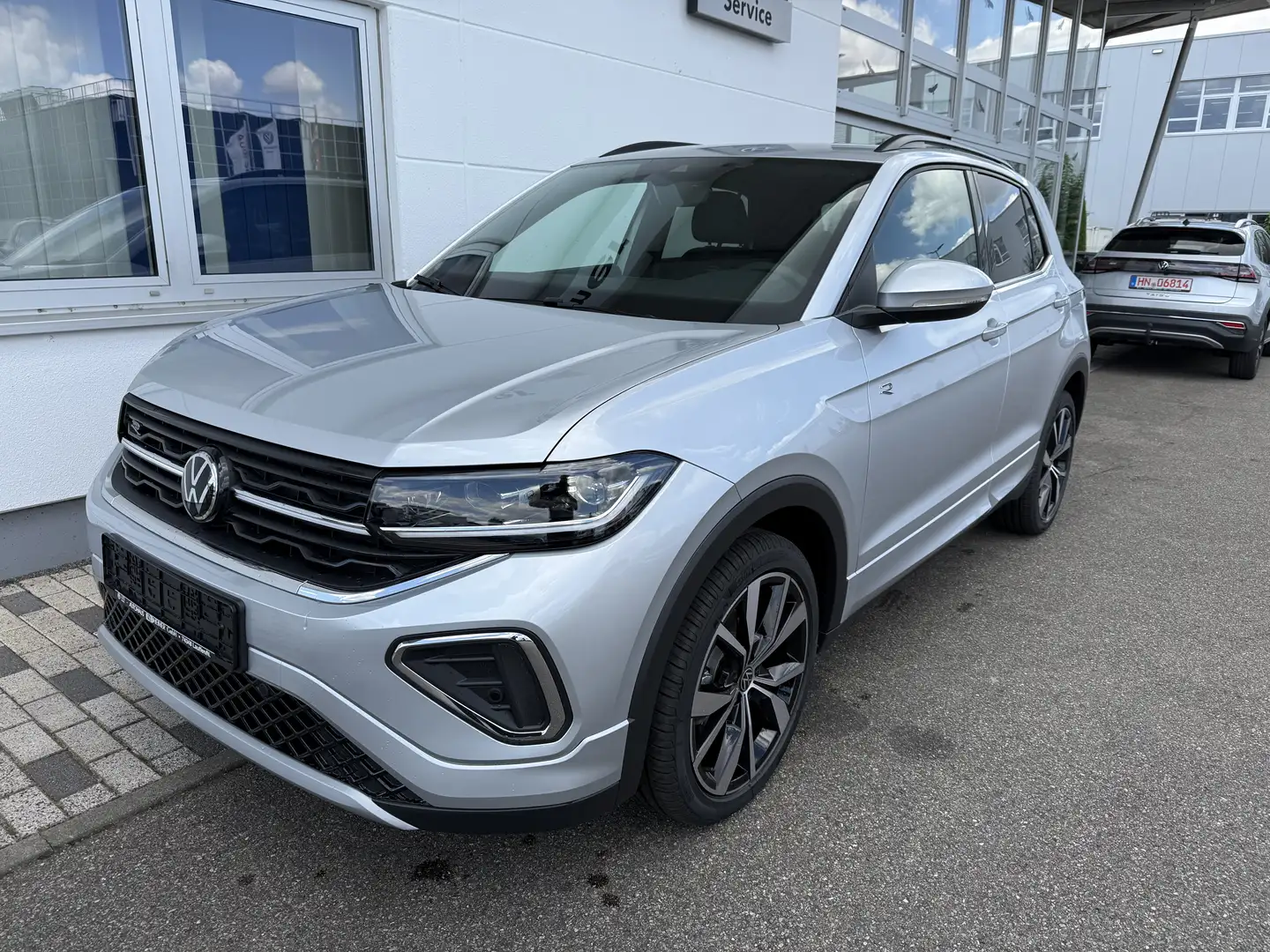 Volkswagen T-Cross 1.5 TSI 110 kW R-Line IQ.DRIVE/RFK/Keyless/Gar. Silber - 2