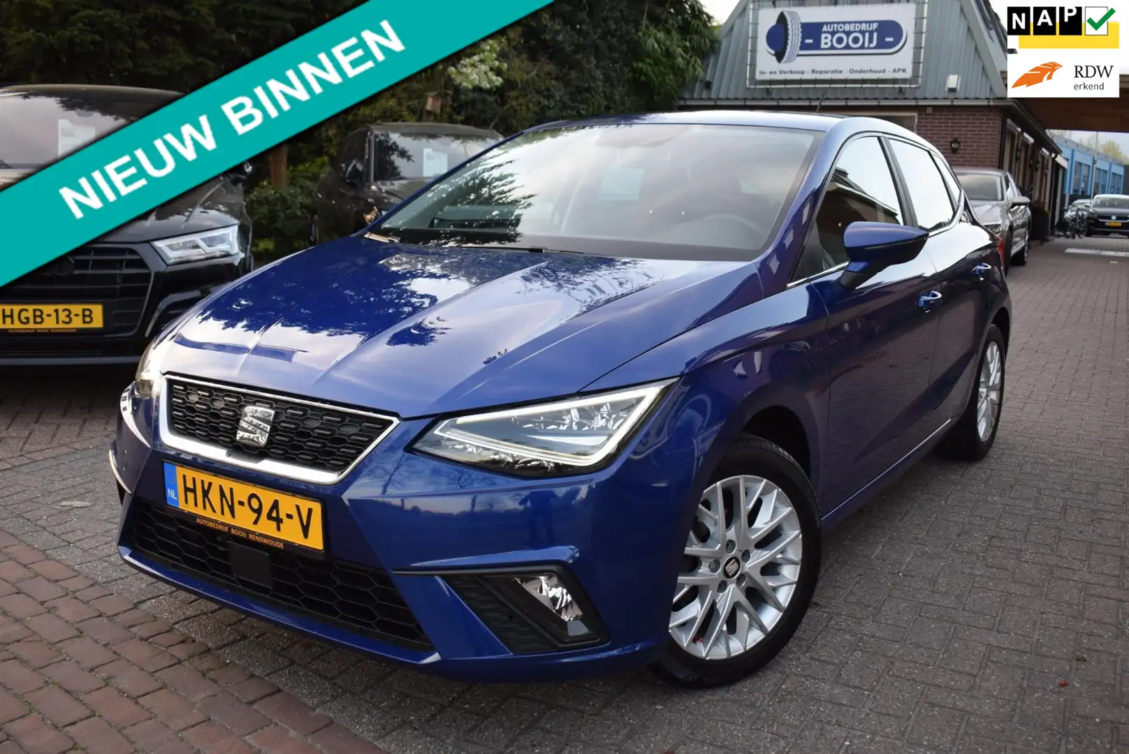 SEAT Ibiza 1.0 TSI Style CRUISE/NAVI/AIRCO-ECC/APPLE CARPLAY/ Modrá - 1