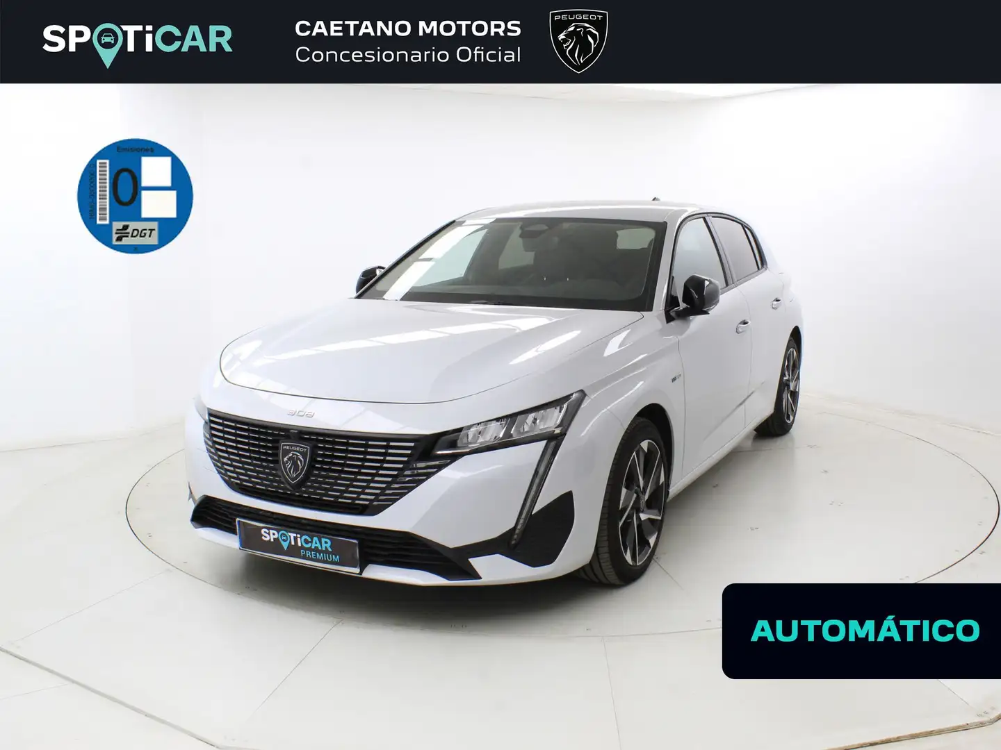 Peugeot 308 5P Allure Pack Hybrid 180 eEAT8 Blanco - 1