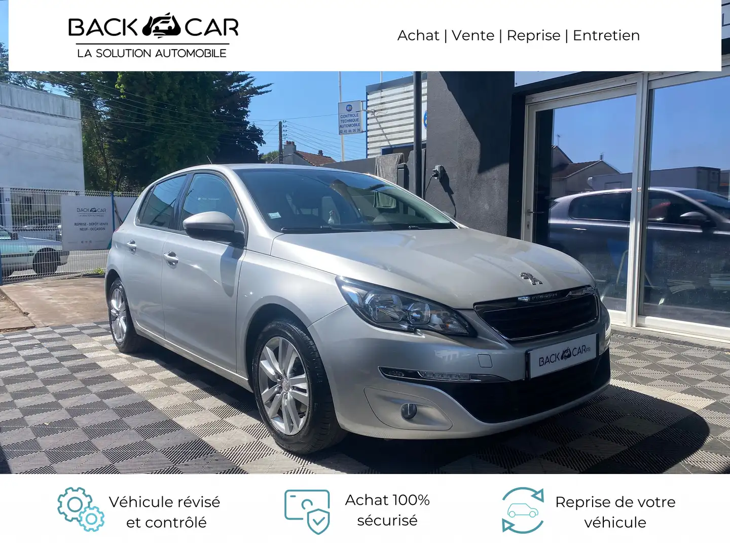 Peugeot 308 1.6 THP 125 ch BVM6 Active Gris - 1