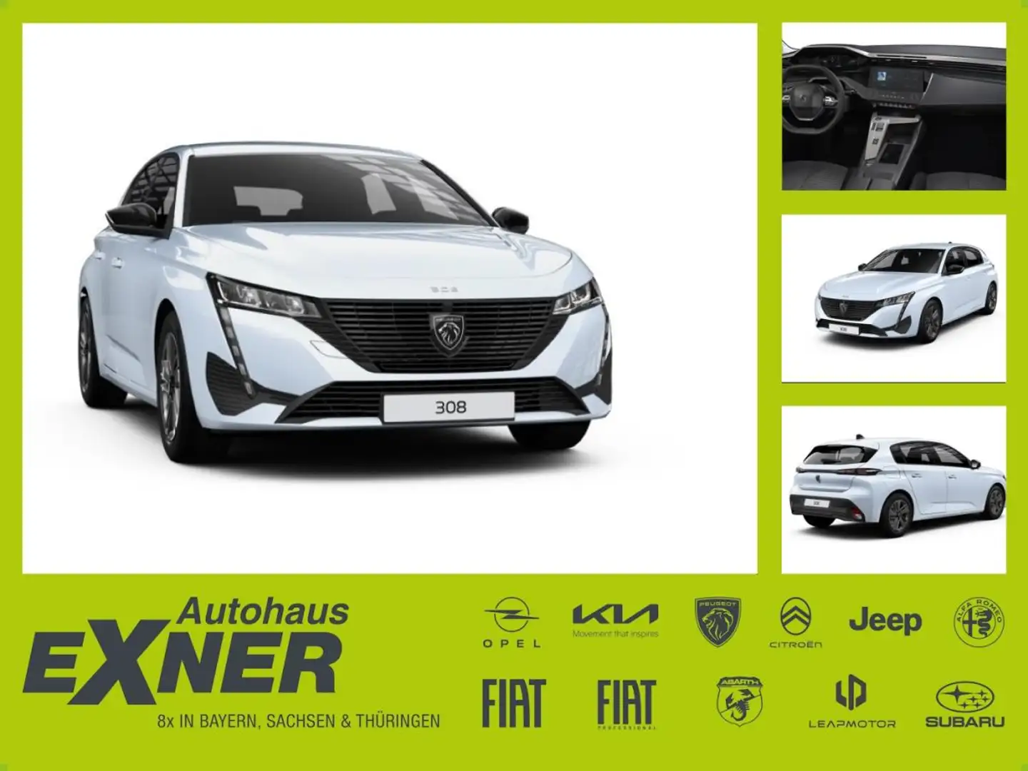 Peugeot 308 Active Pack | KURZFRISTIG VERFÜGBAR | Privat Weiß - 1