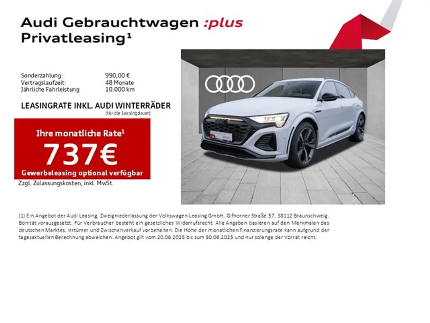 Audi SQ8 e-tron Sportback AHK HuD Pano Matrix LED LM21 Ass. P. + Weiß - 2