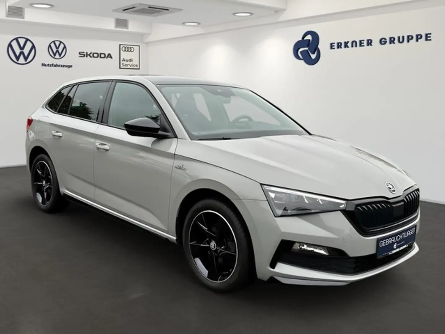 Skoda Scala 1.5TSI DSG Monte Carlo LED+ACC+KAM+VIRT+BHZB-FR... Gris - 2