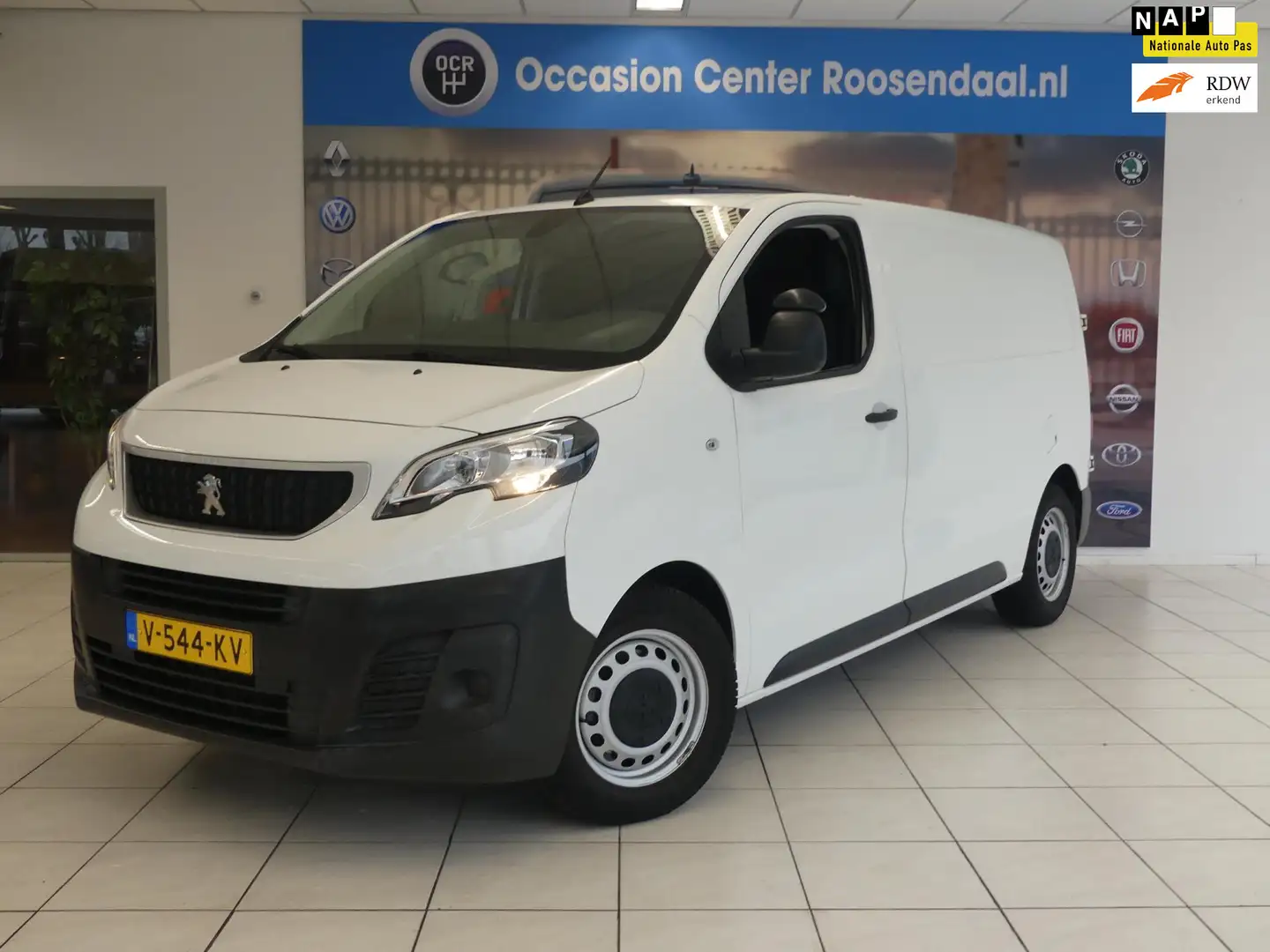 Peugeot Expert 226S 1.6 BlueHDI 116PK Premium 3-Zits Airco Schuif Blanco - 1