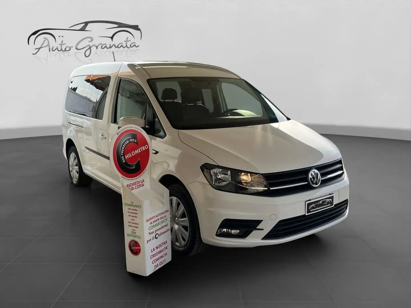 Volkswagen Caddy MAXI 2.0 TDi 102cv AUT. DSG Highline 7 POSTI Blanco - 1