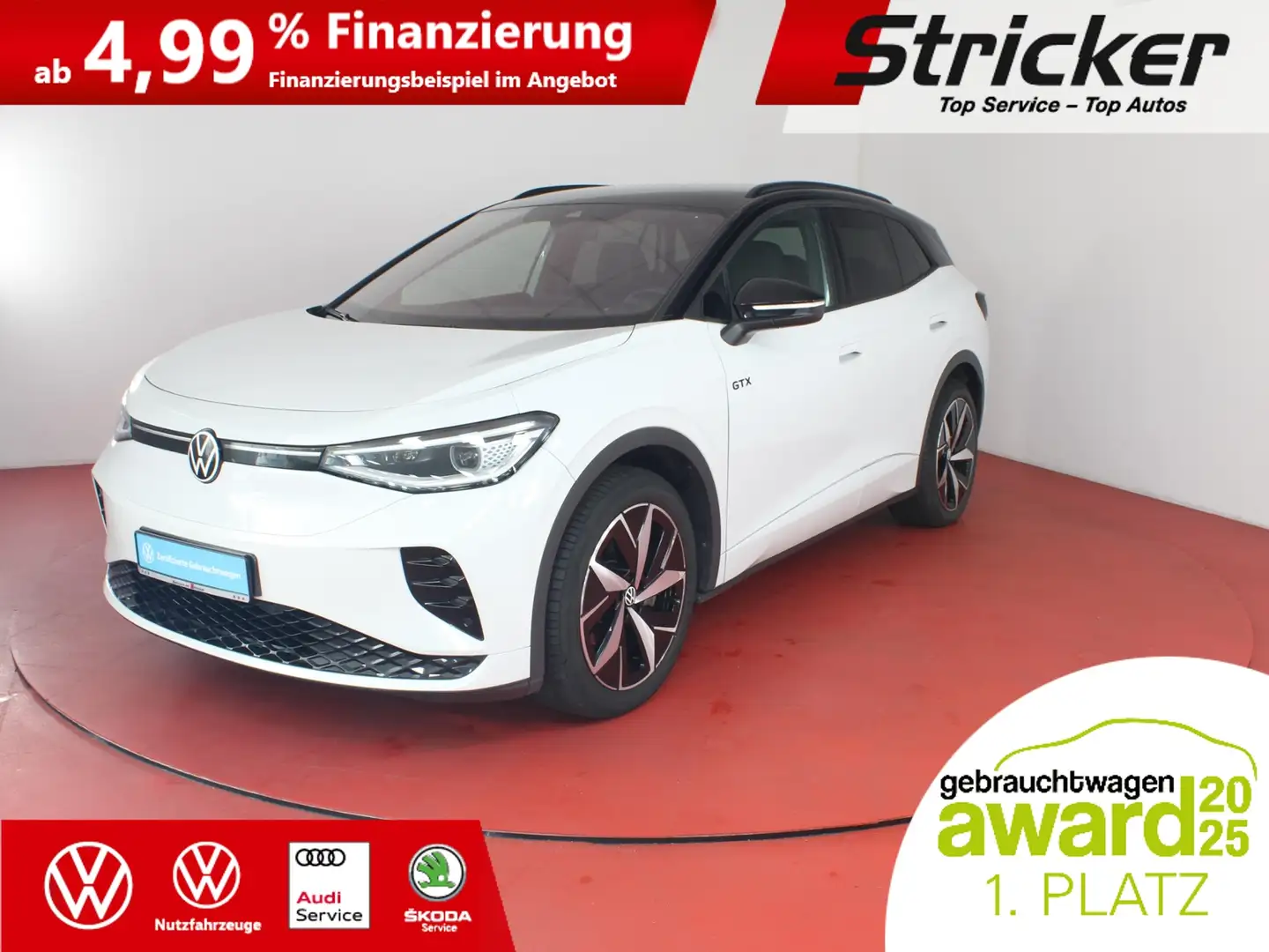 Volkswagen ID.4 GTX 374,-ohne Anzahlung Navi ACC Weiß - 2