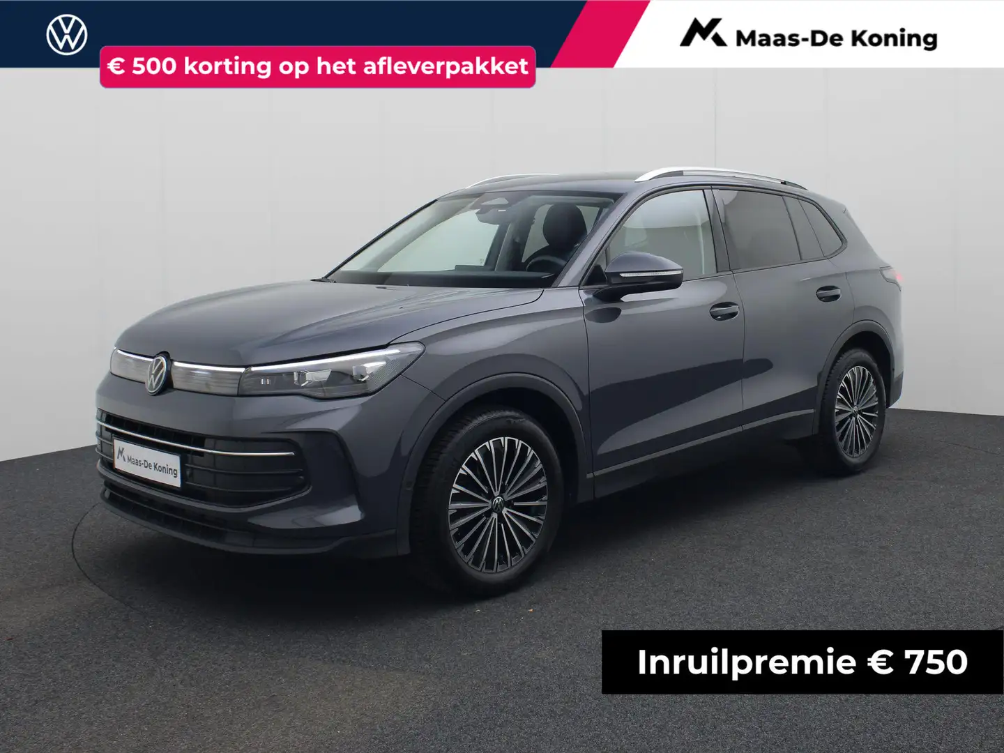Volkswagen Tiguan 1.5eTSI/130PK Life DSG · Navigatie · Trekhaak · Ca Gris - 1