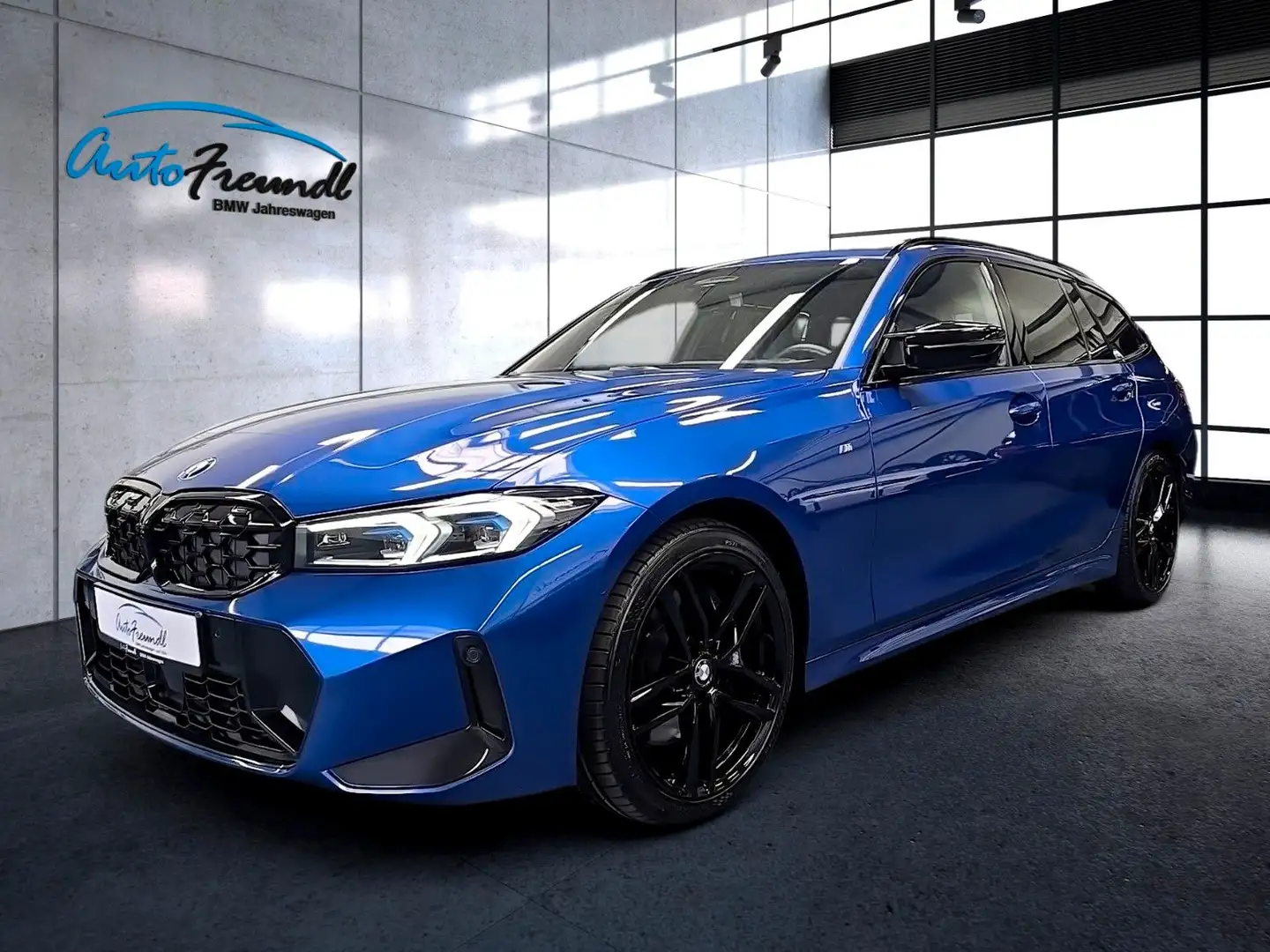 BMW 340 xDrive *19 Zoll*Pano*H&K*Ad.FW.*AHK* Modrá - 1
