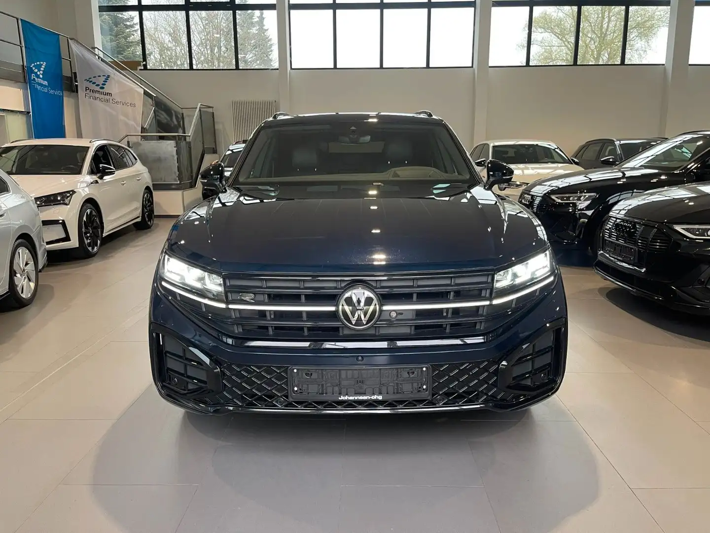 Volkswagen Touareg 3.0 TDI 4M R-Line NACHT/HUD/360/PANO/AHK Blau - 2