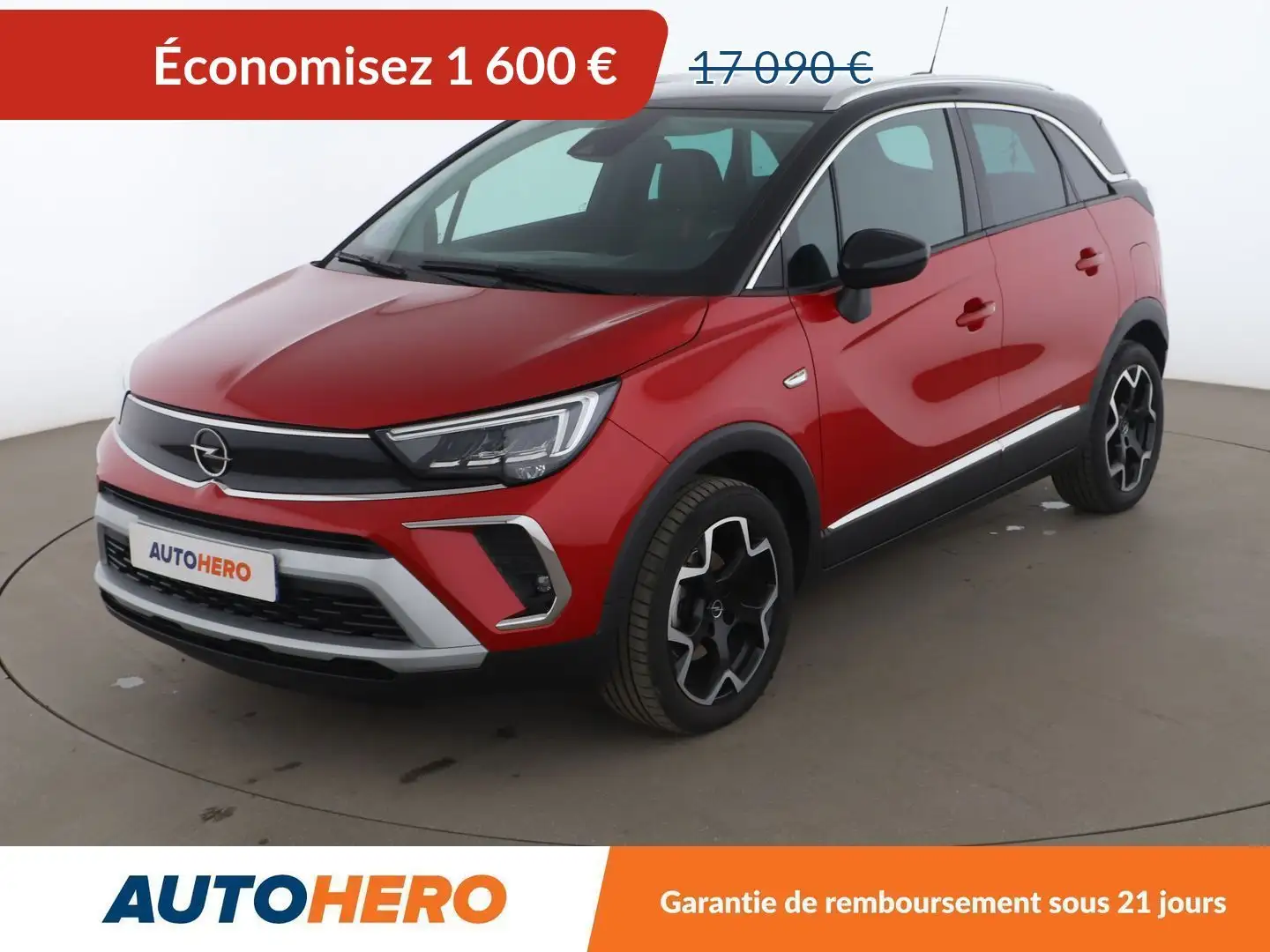 Opel Crossland X 1.2 Turbo Ultimate Auto Rouge - 1