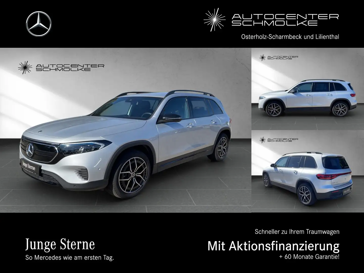 Mercedes-Benz EQB 300 EQB 300 4-MATIC ADVANCED PLUS*NIGHT*ALU 19"*SHZ* Argent - 1