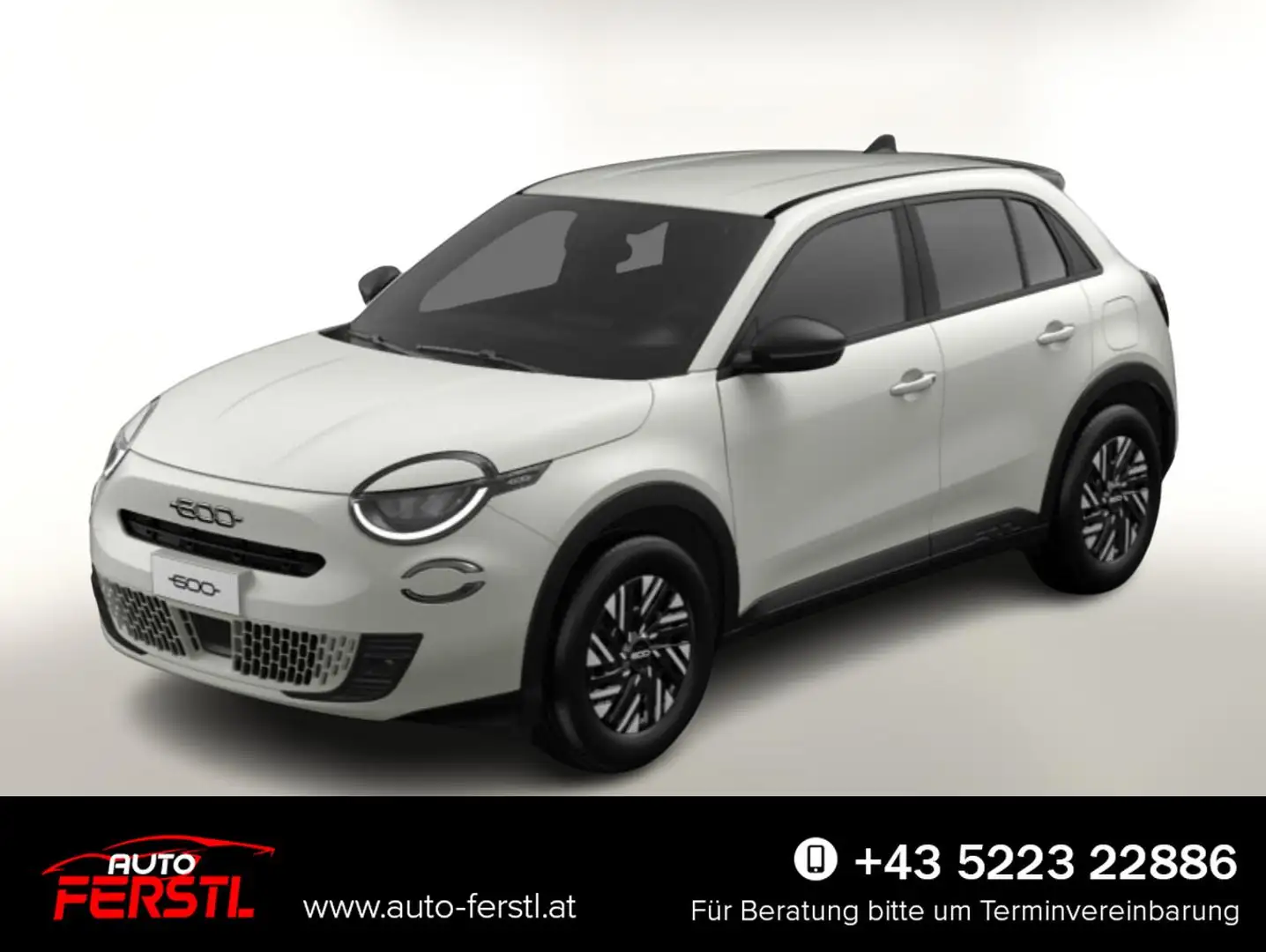 Fiat 600 RED 11kW-OBC CarPlay Wärmepumpe PDC LED DigC 11... Weiß - 1
