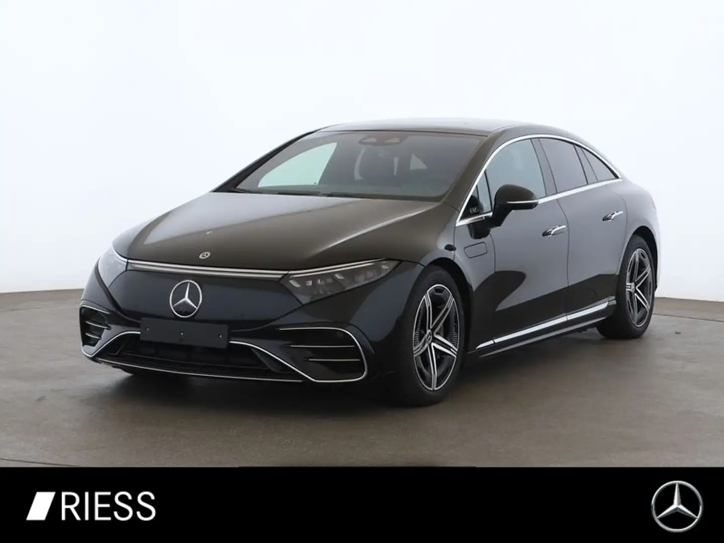 Mercedes-Benz EQS 450 4M AMG PANO BURM HINTER 360 HUD DIGITAL Negro - 1