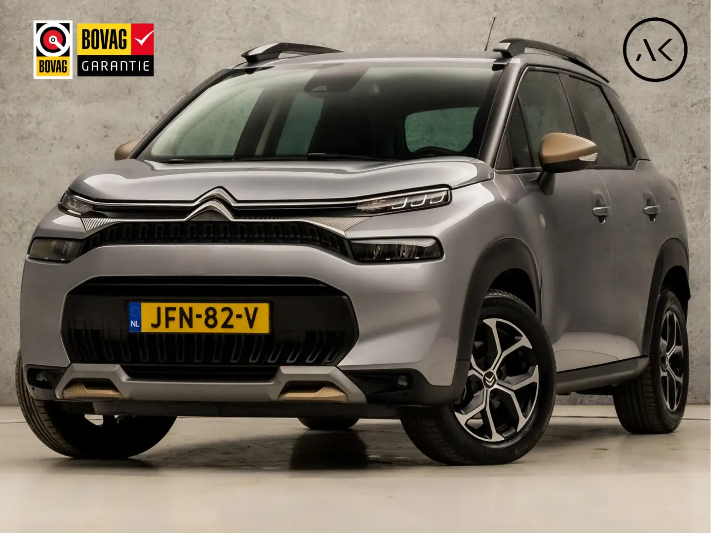 Citroen C3 Aircross 1.2 PureTech Max Sport (APPLE CARPLAY, GROOT NAVI, Grijs - 1