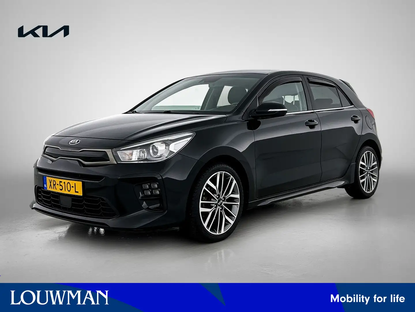 Kia Rio 1.0 TGDI GT-Line Stoel/stuurwielverwarming | Camer Noir - 1