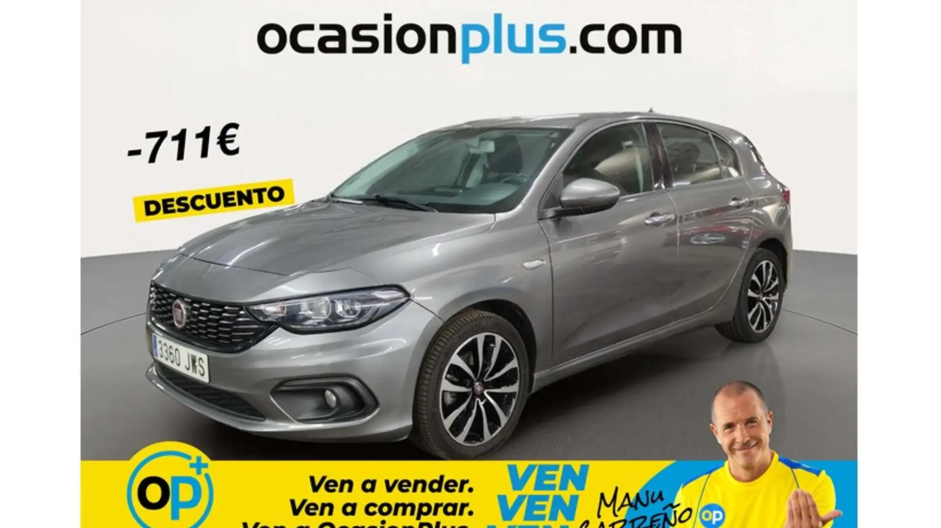 Fiat Tipo 1.6 Multijet II Lounge Gris - 1