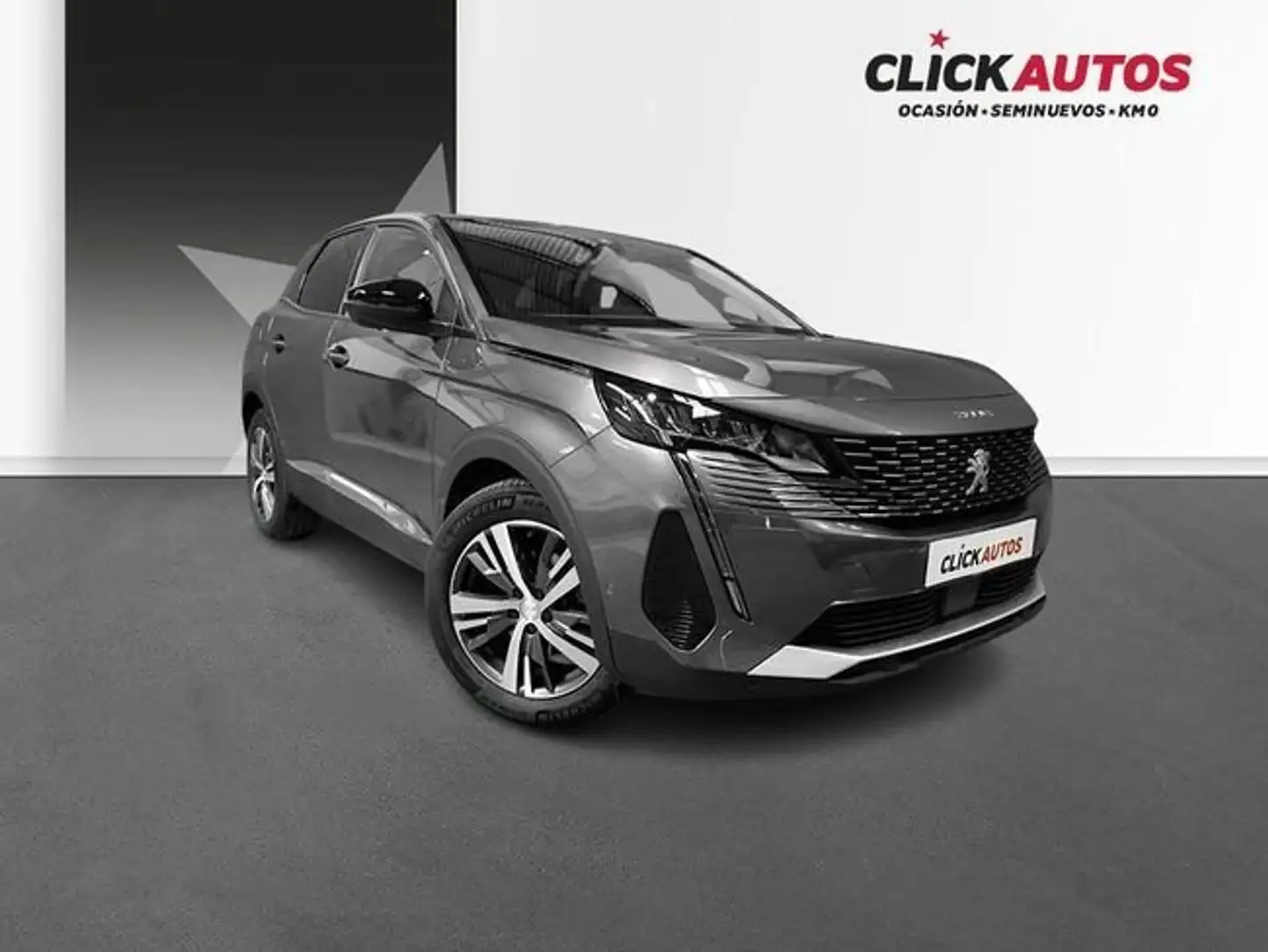 Peugeot 3008 1.2 Puretech 130CV Allure Pack Gris - 2