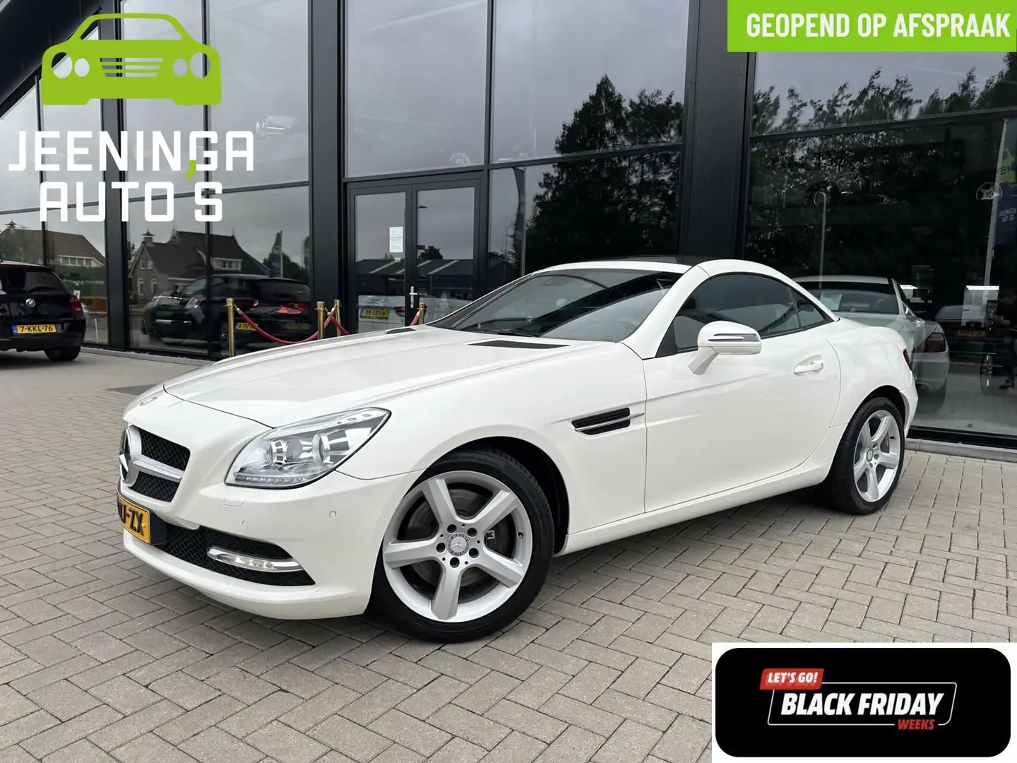 Mercedes-Benz SLK SLK-klasse|Airscarf|Navi|Leer|UniekeKMstand|Harman Wit - 1