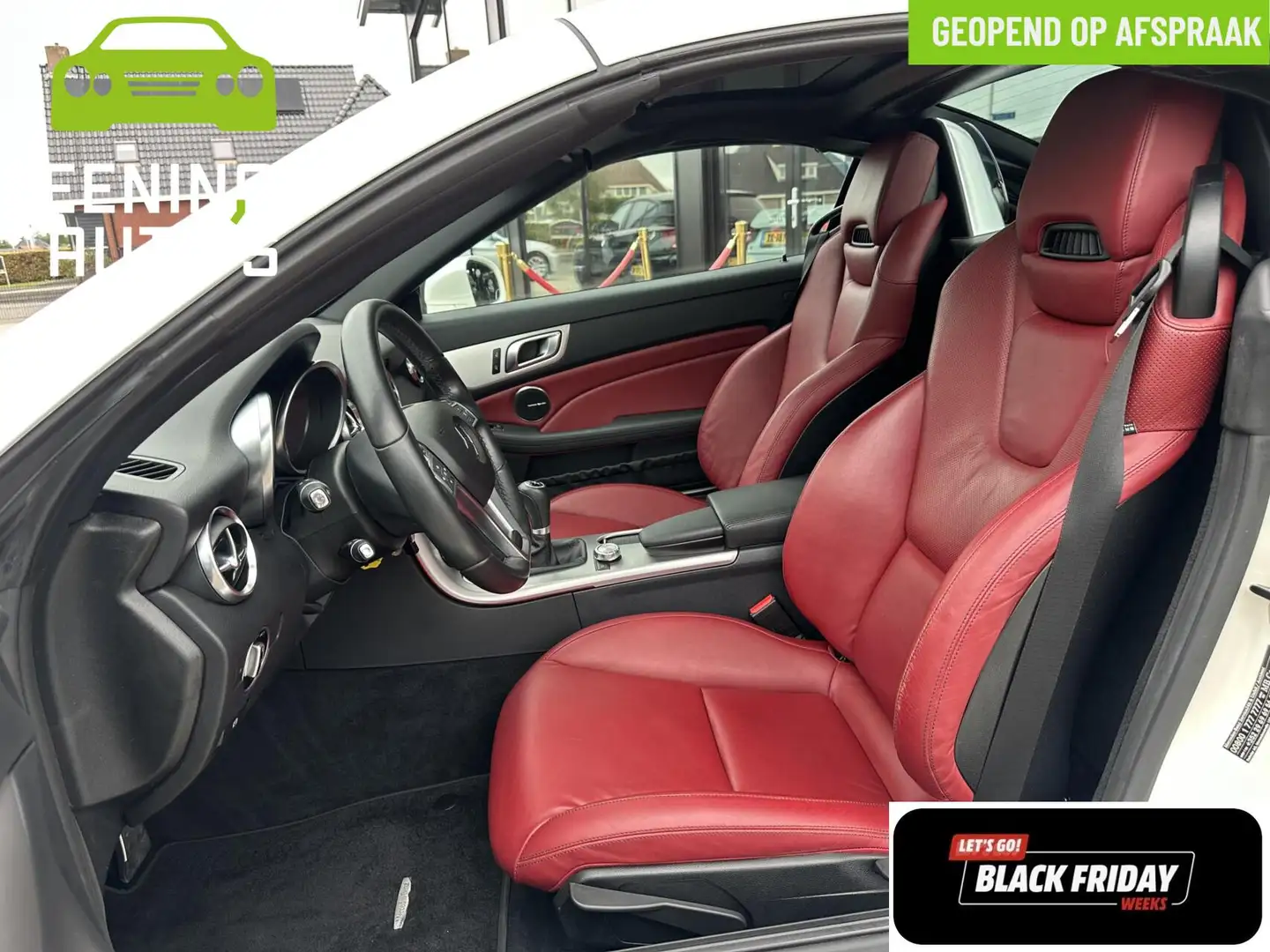 Mercedes-Benz SLK SLK-klasse|Airscarf|Navi|Leer|UniekeKMstand|Harman Wit - 2
