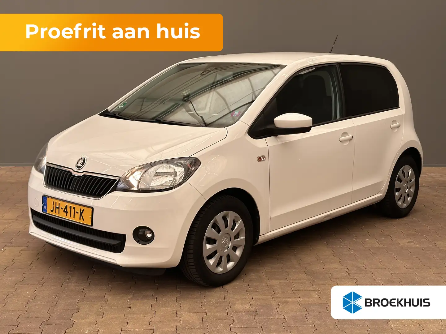 Skoda Citigo 1.0 Greentech Fresh 5-Deurs!! | Cruise Control | Wit - 1