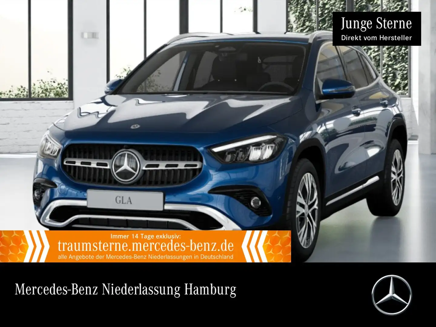 Mercedes-Benz GLA 250 e PROGRESSIVE+360°+AHK+LED+TOTW+KEYLESS Blau - 1