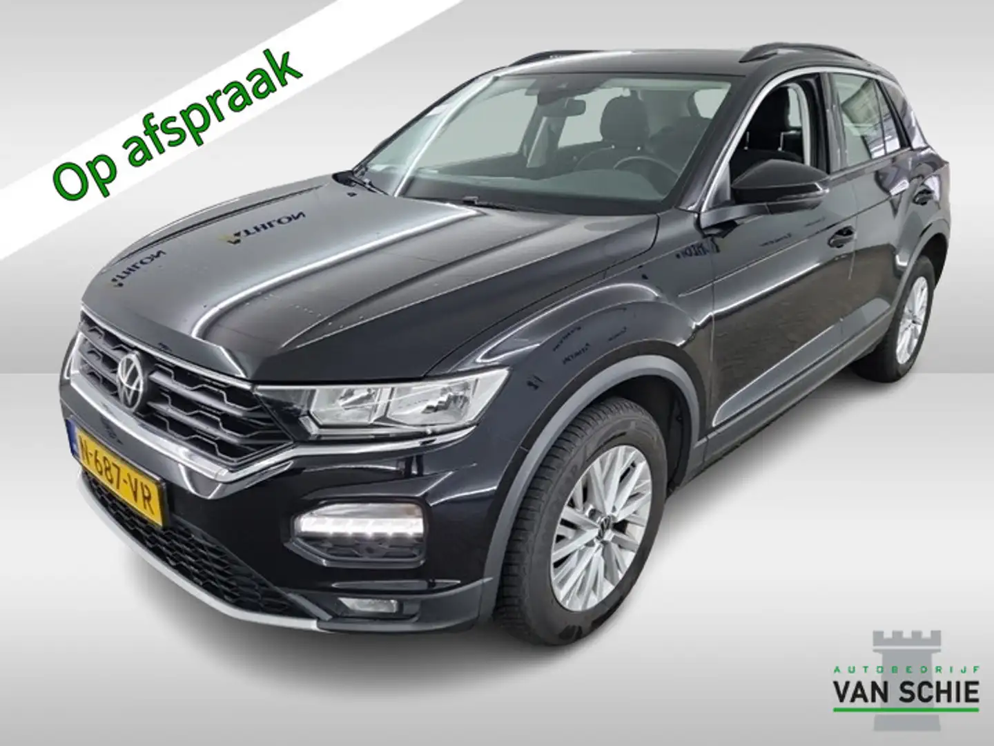 Volkswagen T-Roc 1.0 TSI Style 1e-Eig. & Dealer-Onderh. BOVAG-Garan Noir - 1