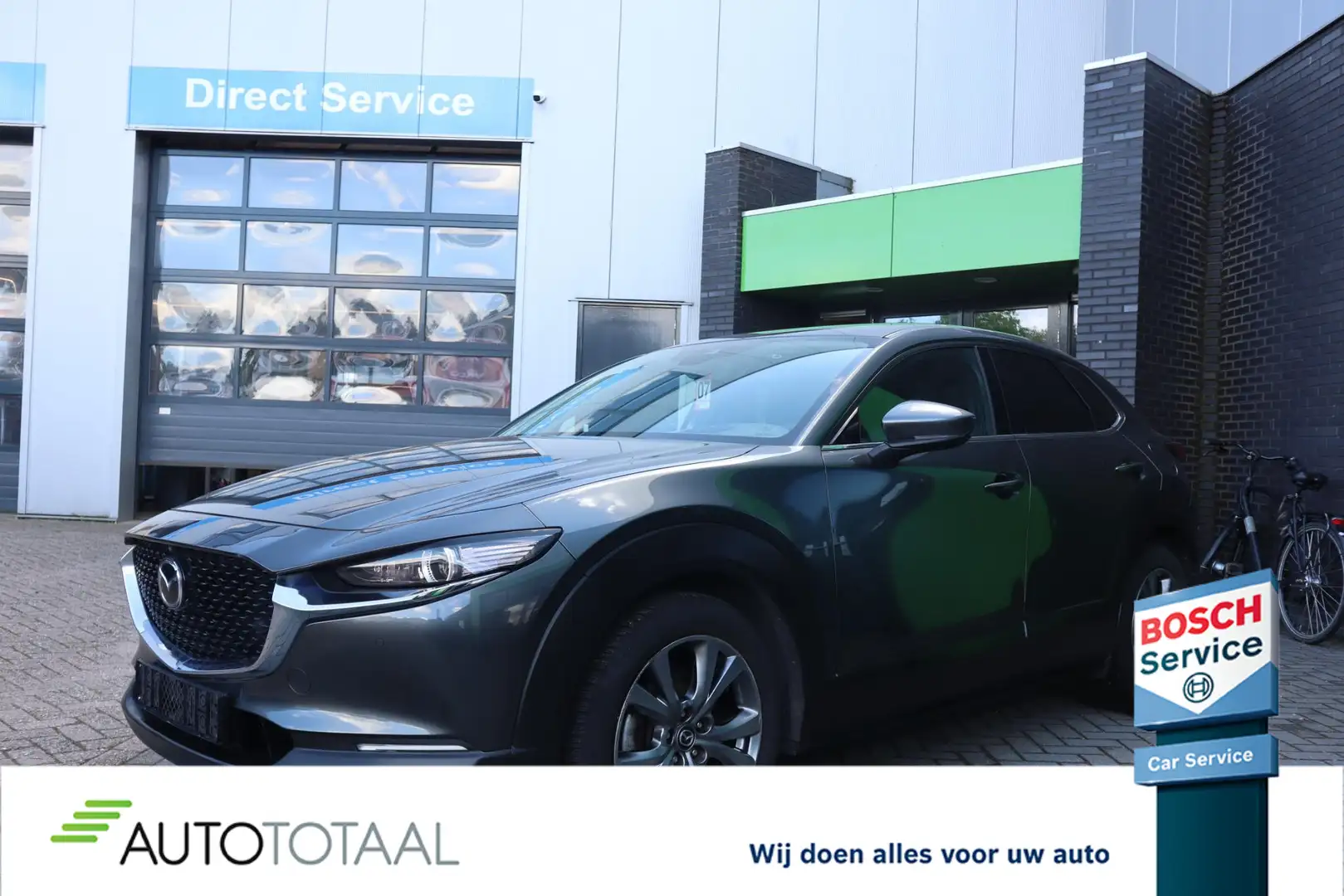 Mazda CX-30 2.0 e-SkyActiv-X M Hybrid KEYLESS - STOEL VERW - S Grau - 1
