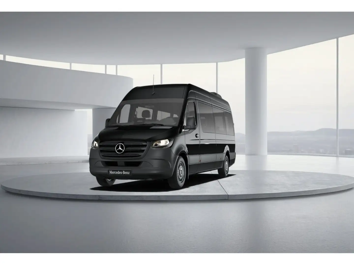 Mercedes-Benz Sprinter 317 CDI Tourer PRO L3H2 *Dachklima*AHK* Schwarz - 1