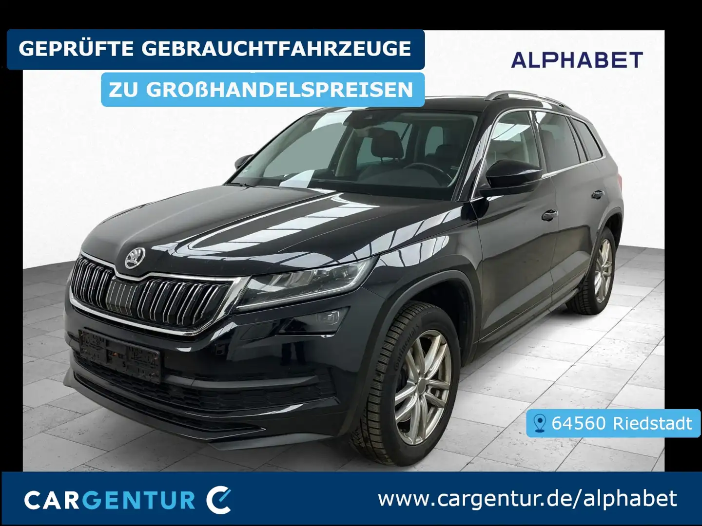 Skoda Kodiaq 2.0 TDI L&K 4x4 Virtual 360° AHK ACC BLIS Key Schwarz - 1