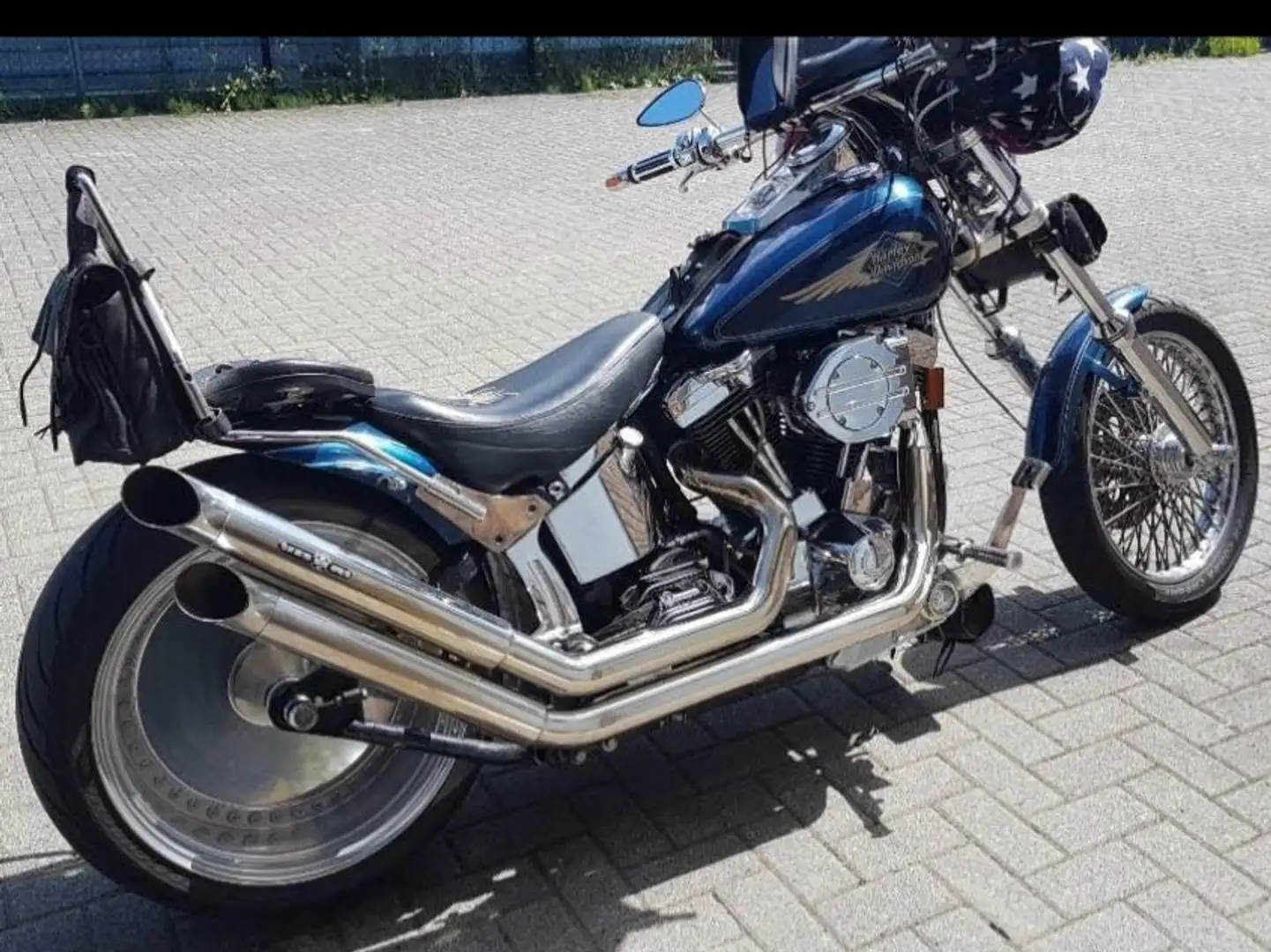 Harley-Davidson Softail Niebieski - 2