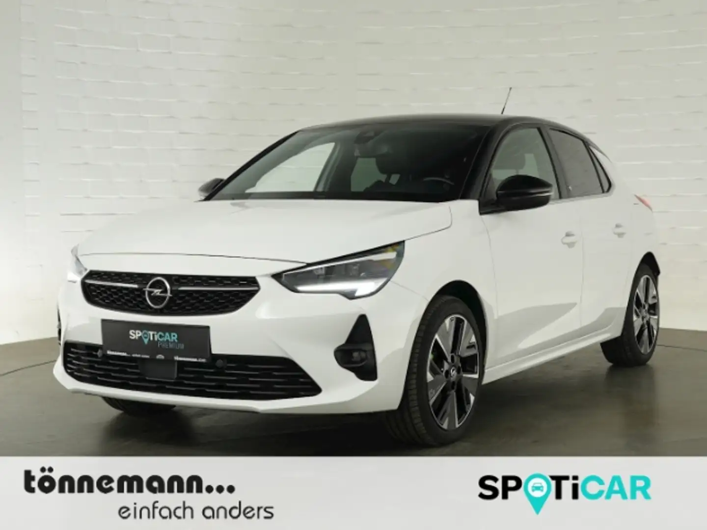 Opel Corsa-e F ULTIMATE 50kWH AT+LED MATRIX+NAVI+SITZ-/LENKRADH Blanc - 1