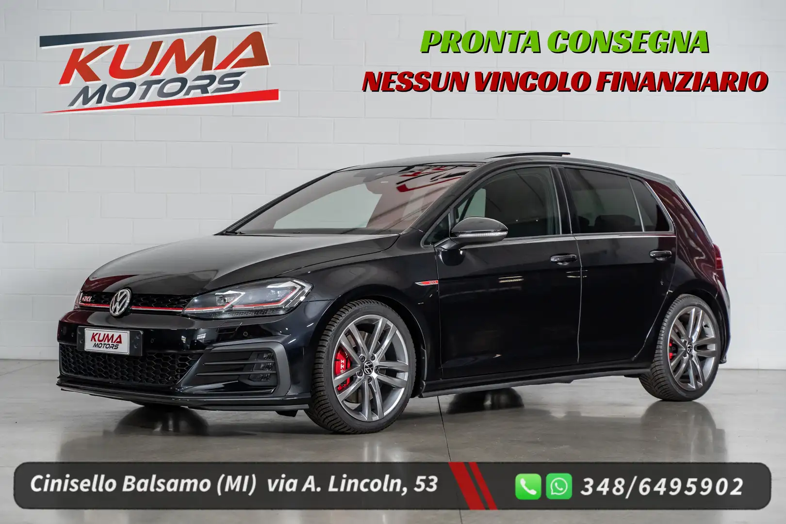 Volkswagen Golf GTI 2.0 TSI 245cv TETTO/ASSETTO/DYNAUDIO/PXC Zwart - 1