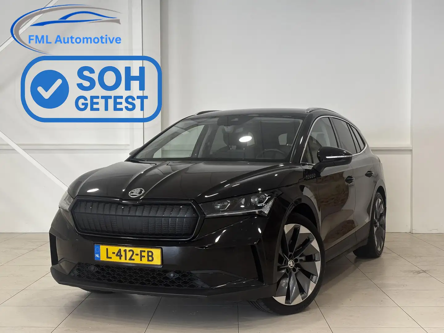 Skoda Enyaq iV 80 | Grote Accu | 90% SOH | Hoge instap | Zwart - 1