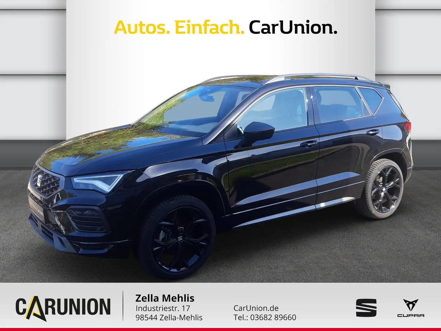 SEAT Ateca FR 2.0 TDI 110kW (150PS) 7-Gang DSG 4Drive Schwarz - 1