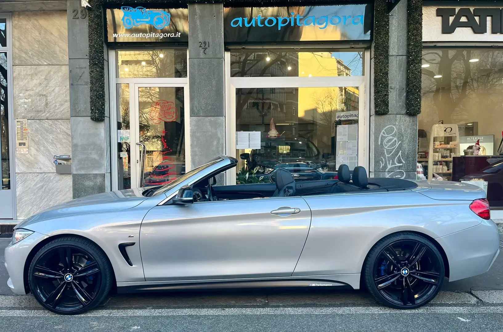 BMW 420 420d Cabrio Msport 184cv auto Zilver - 1