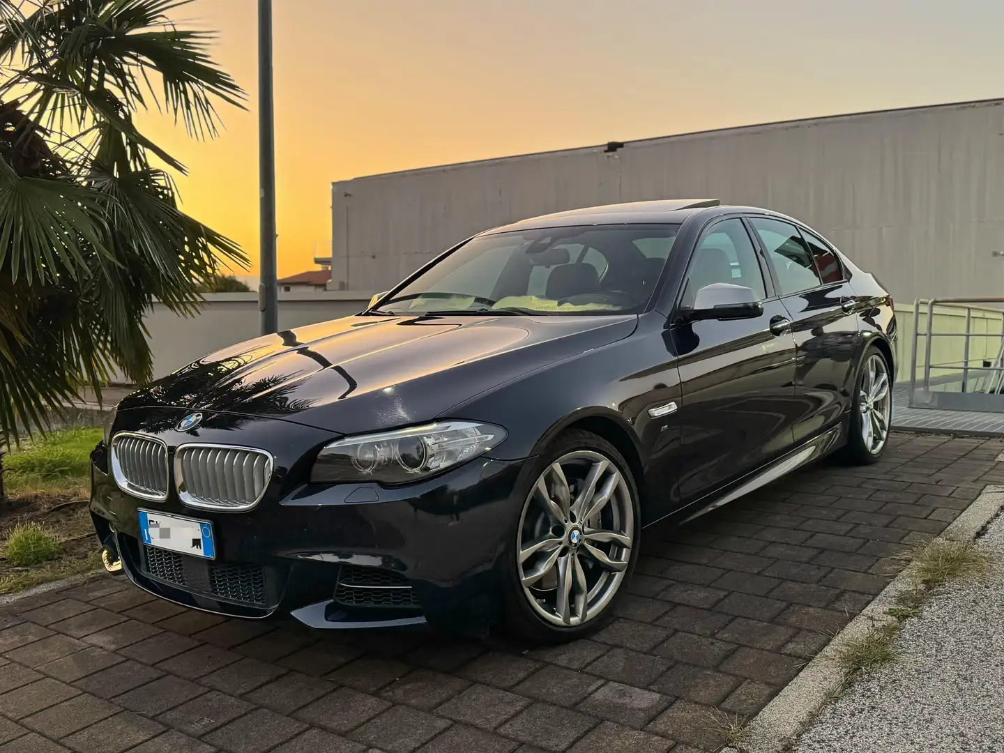 BMW 550 Serie 5 F10 Berlina M 550d xdrive auto my14 Blu/Azzurro - 1