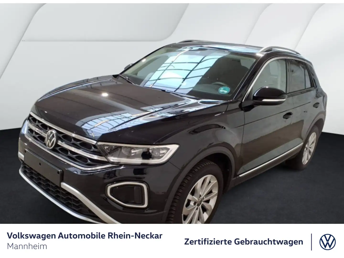 Volkswagen T-Roc 1.5 TSI Style DSG Navi AHK LED uvm Schwarz - 2