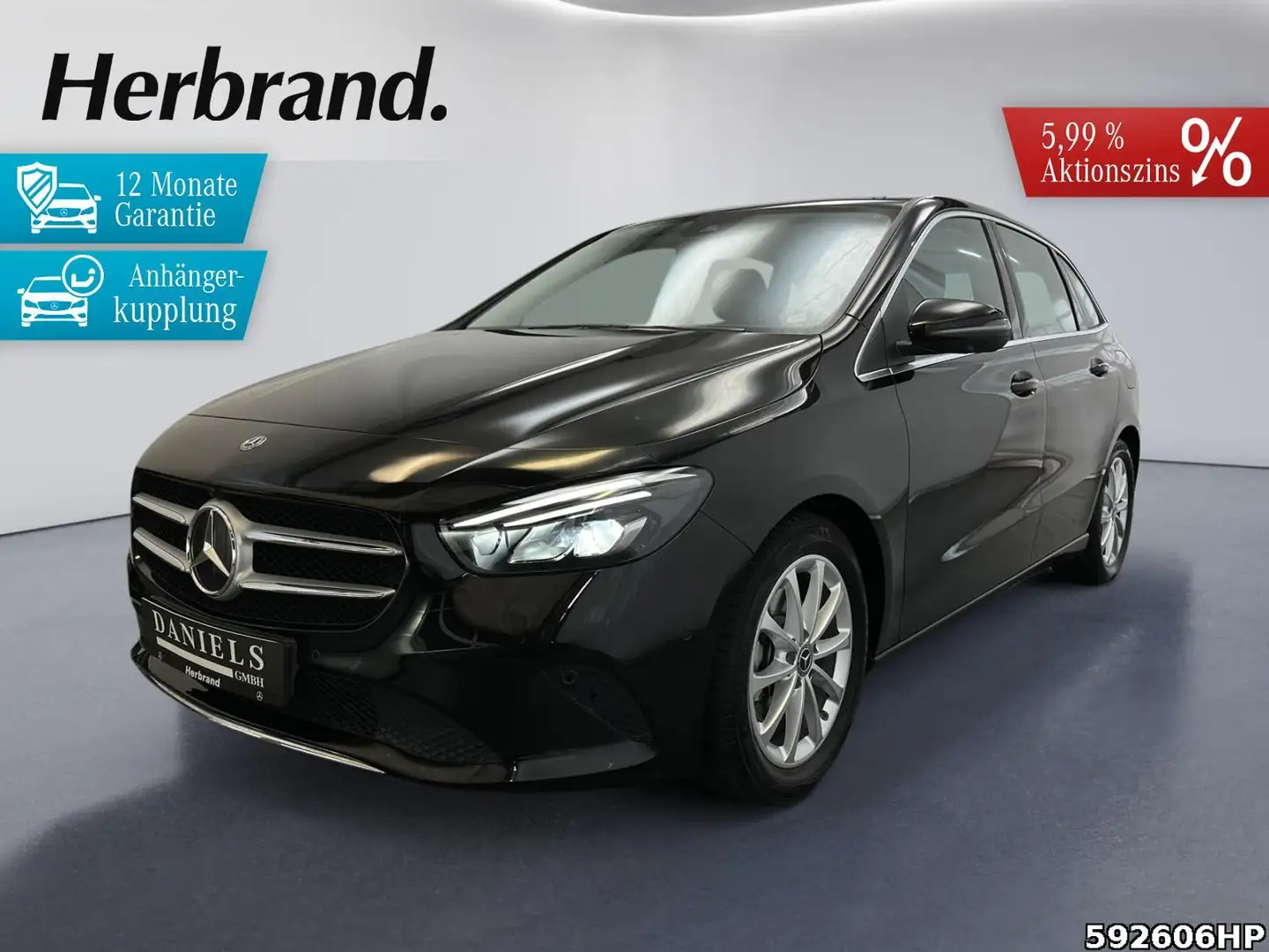 Mercedes-Benz B 200 Progressive 360° AHK Totw. Spurhalte. LED Schwarz - 1