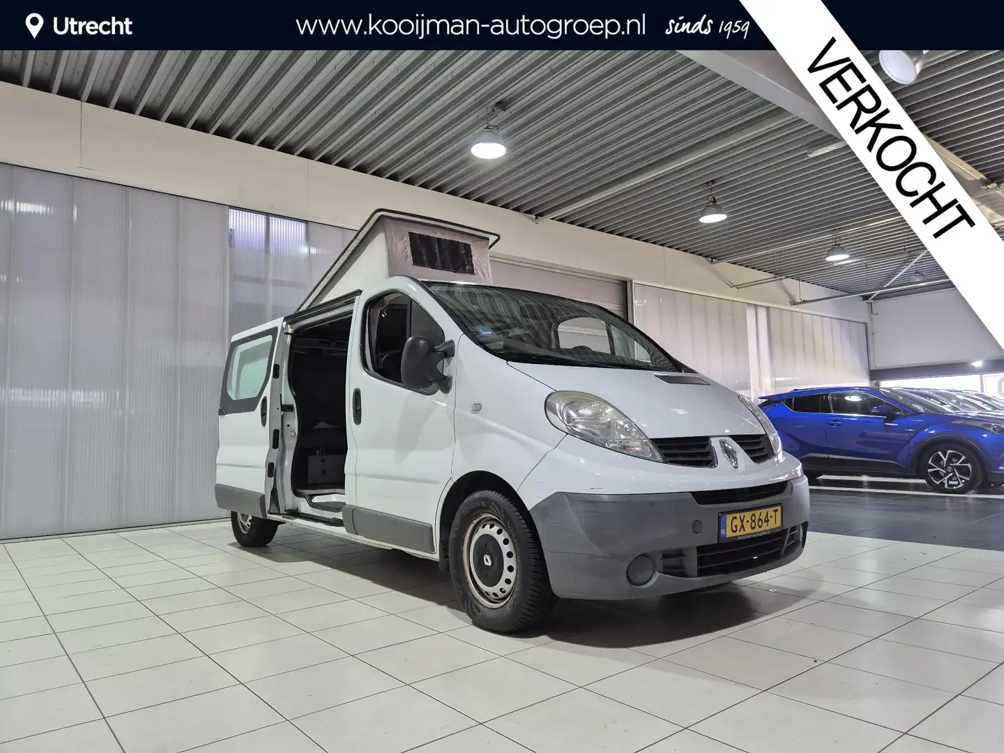 Renault Trafic t29 l2/h1 2.0 dci 66kw e4 Camper , Super leuk , Al Weiß - 1