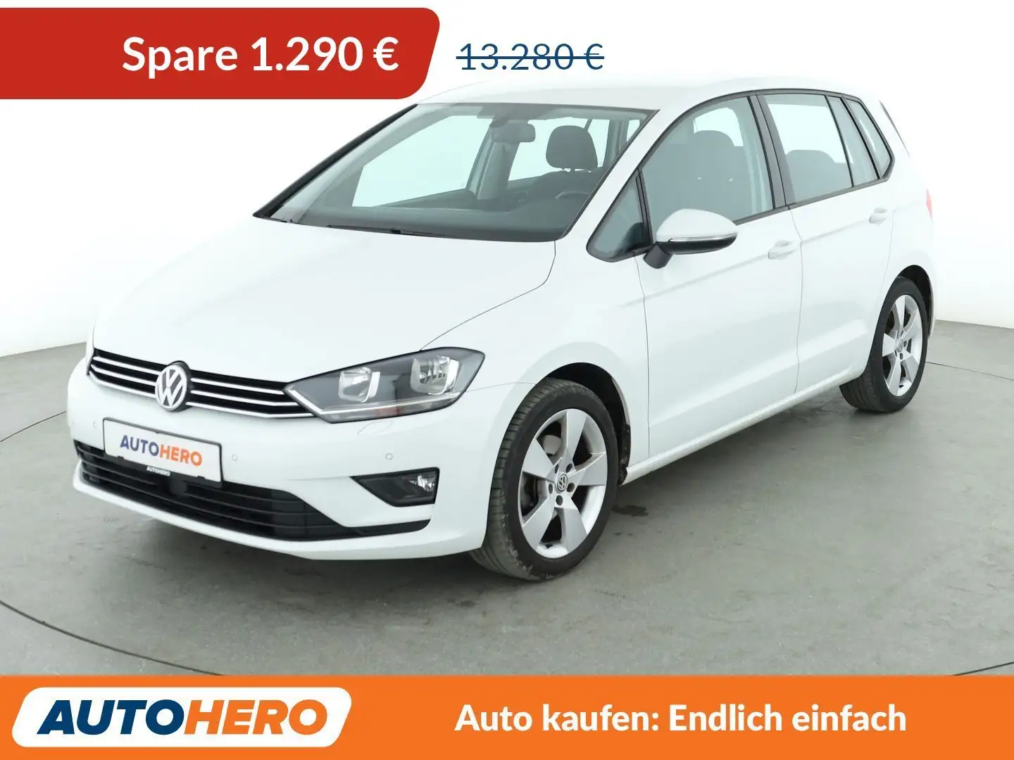Volkswagen Golf Sportsvan 1.4 TSI Comfortline BMT*TEMPO*PDC* Weiß - 1