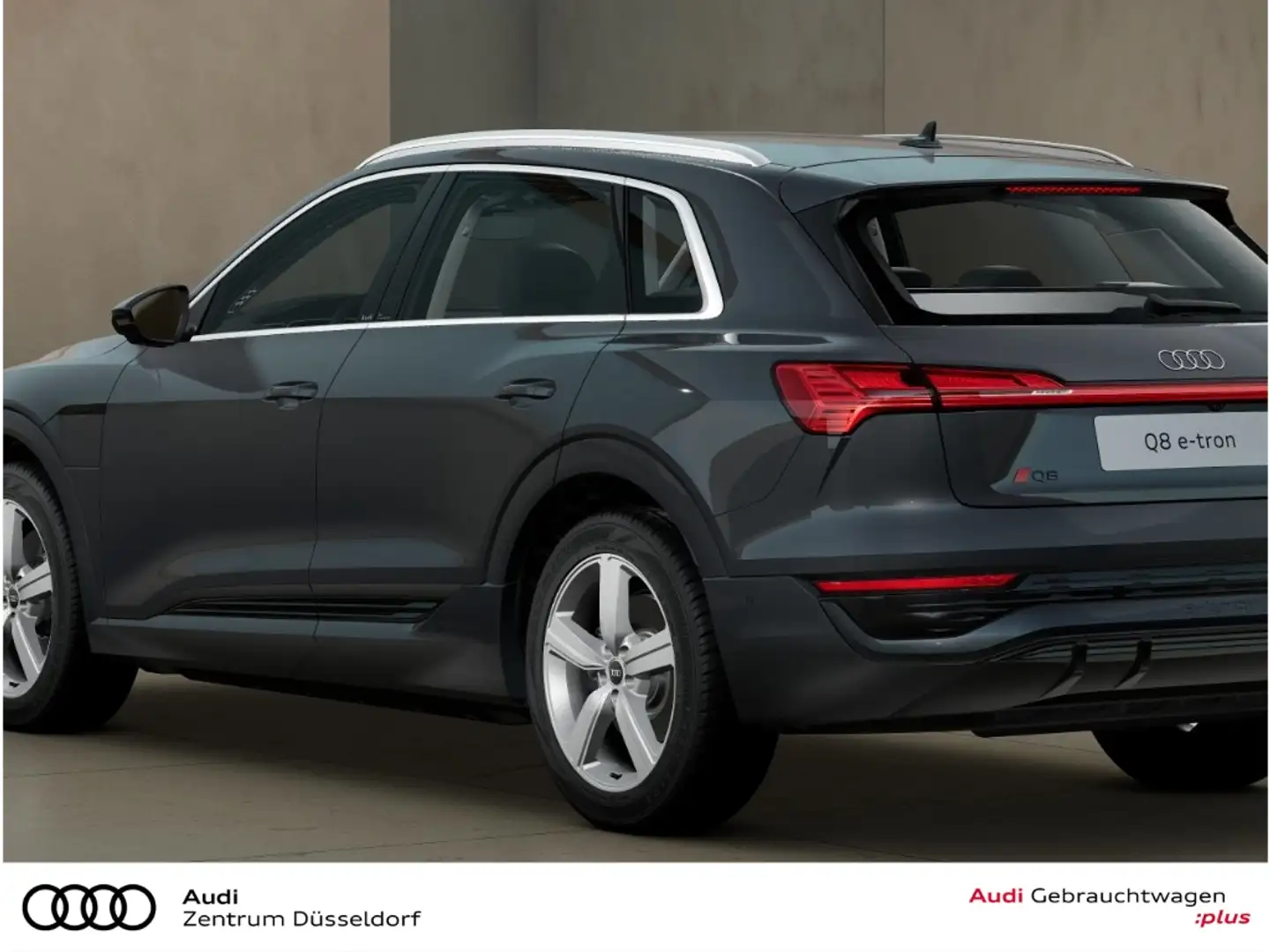Audi Q8 e-tron 50 quattro S line Grijs - 2