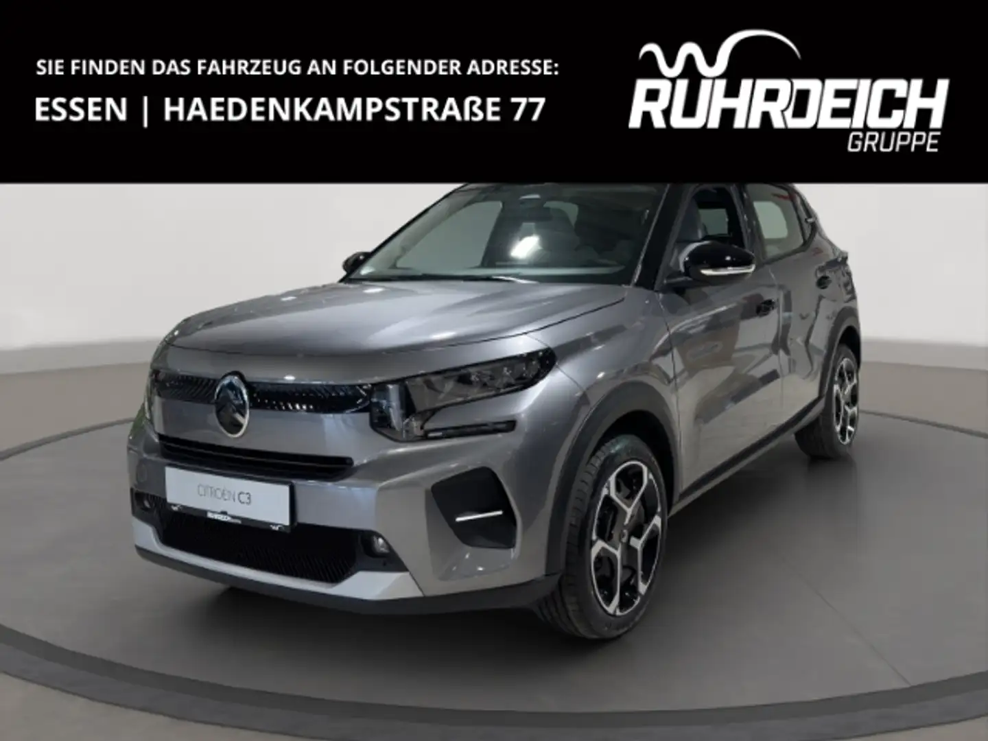 Citroen C3 PLUS Mild-Hybrid 110 Winterpaket HUD LED Apple Car Grau - 1