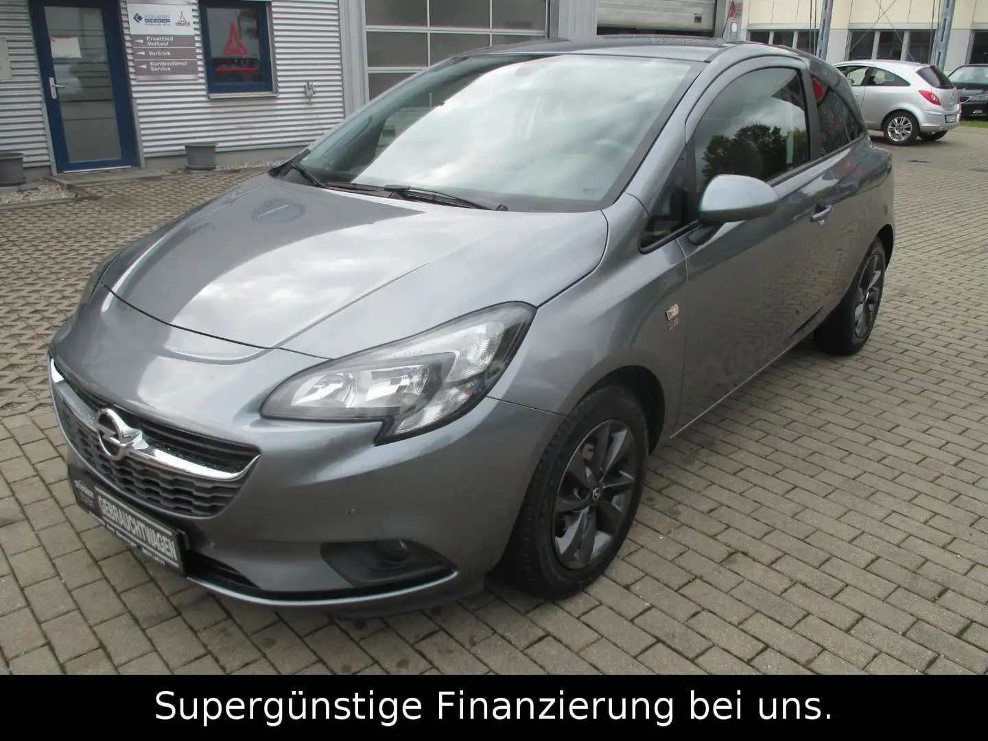 Opel Corsa E 120 Jahre,KLIMA,GARANTIE,BLUETOOTH Grau - 1