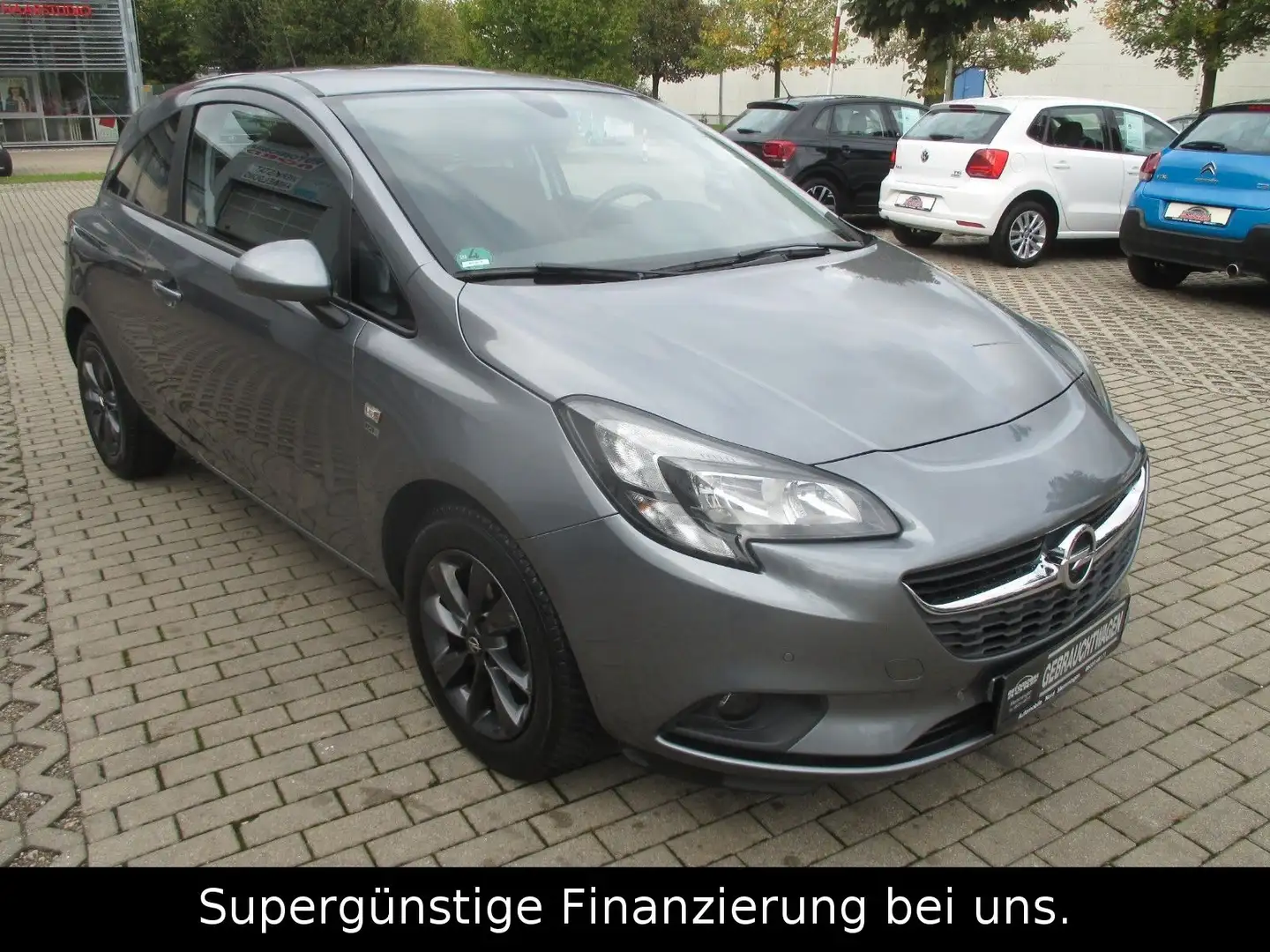 Opel Corsa E 120 Jahre,KLIMA,GARANTIE,BLUETOOTH Grau - 2