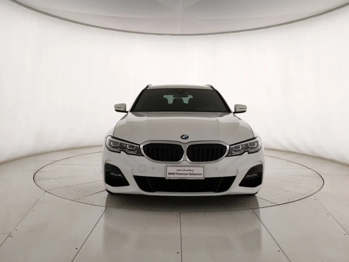 BMW 320 320d Touring mhev 48V xdrive Msport auto Bianco - 2